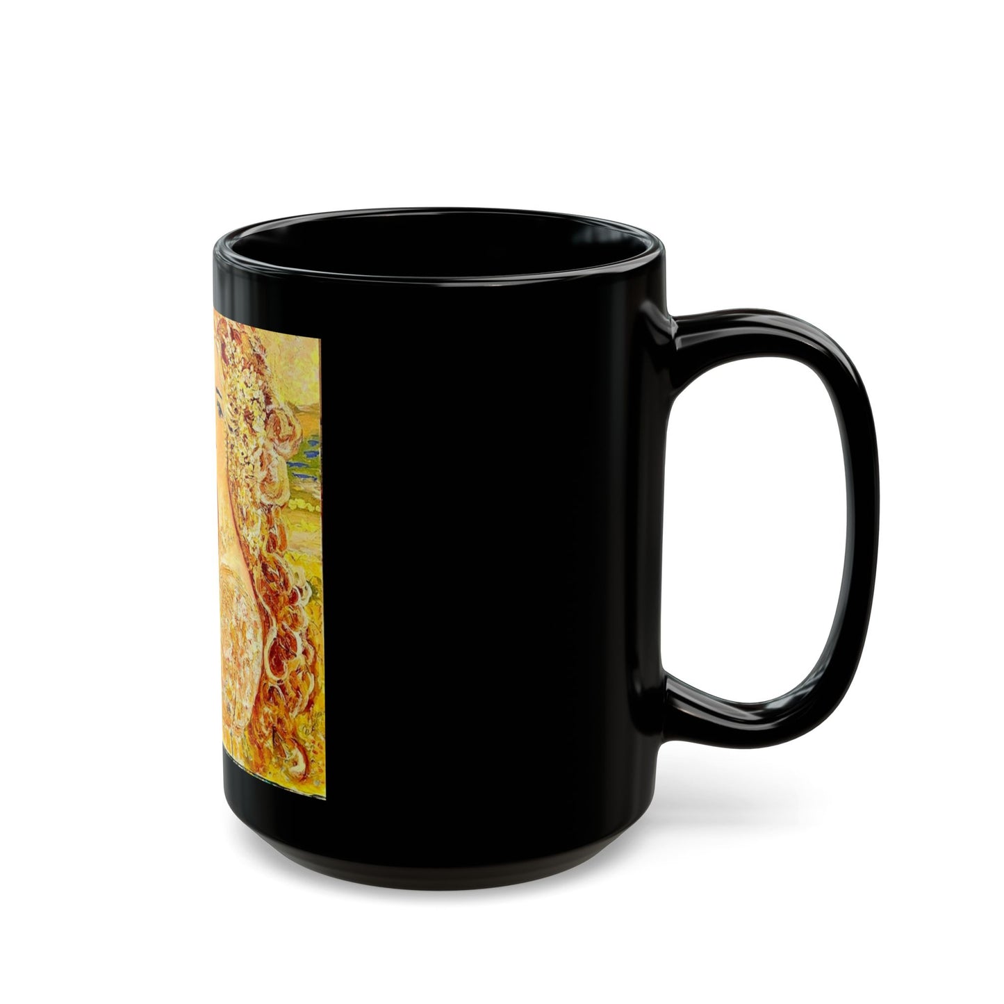 Queen of Summer - 11 oz or 15 oz Ceramic Black Mugs