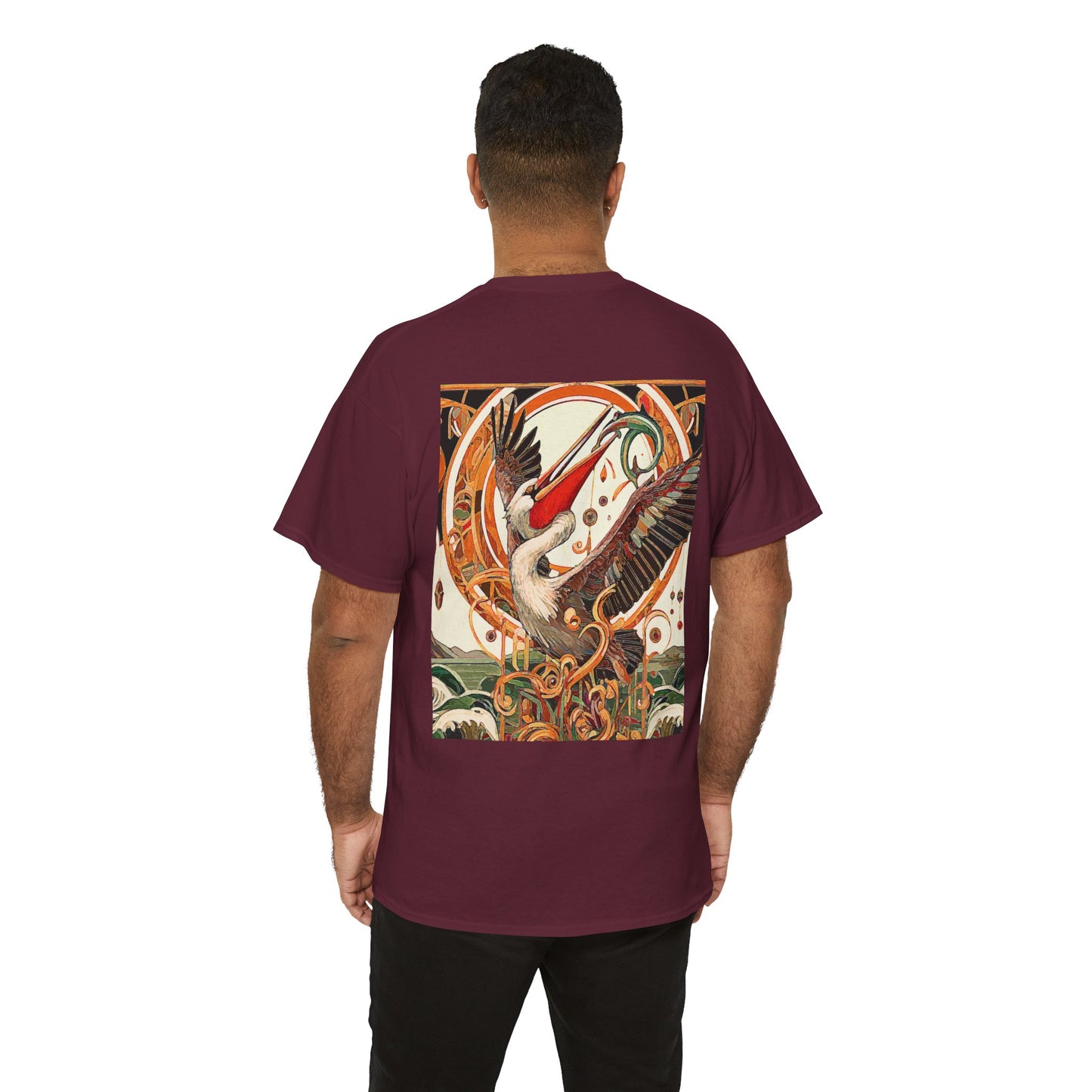 Magnificent Bird - Amazing Unisex Heavy Cotton Short Sleeve Tee Shirts!