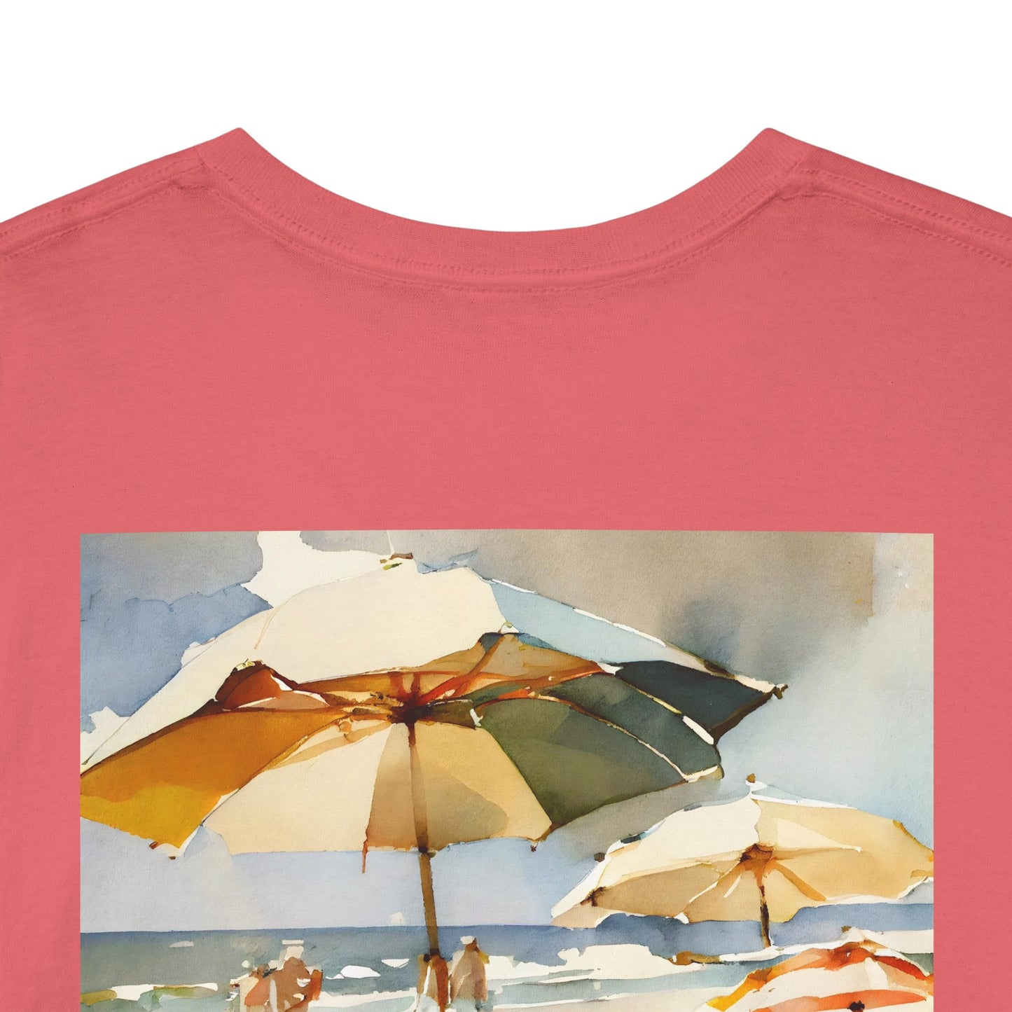 At the Beach Amazing Unisex Heavy Cotton Short Sleeve Tee Shirts!