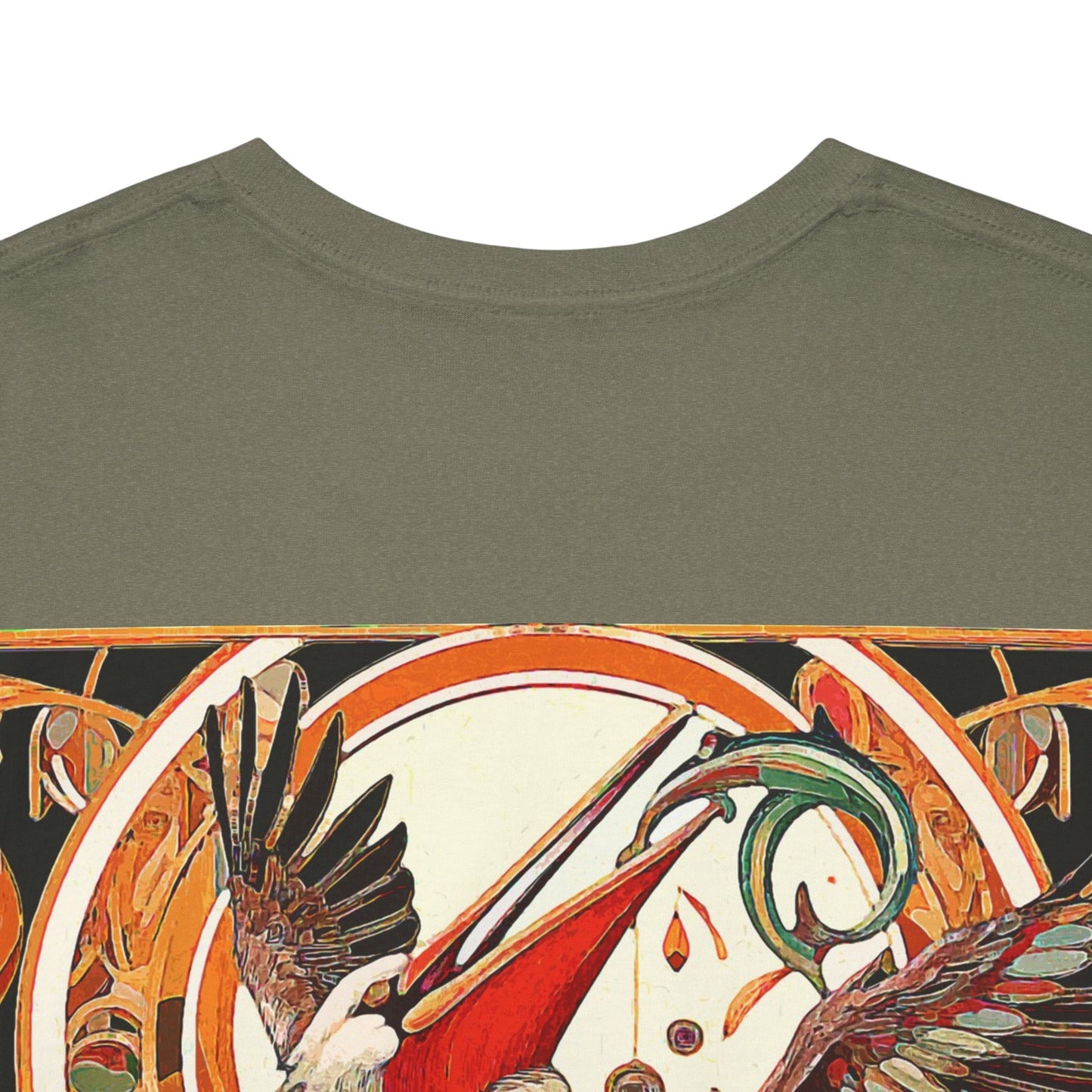 Magnificent Bird - Amazing Unisex Heavy Cotton Short Sleeve Tee Shirts!
