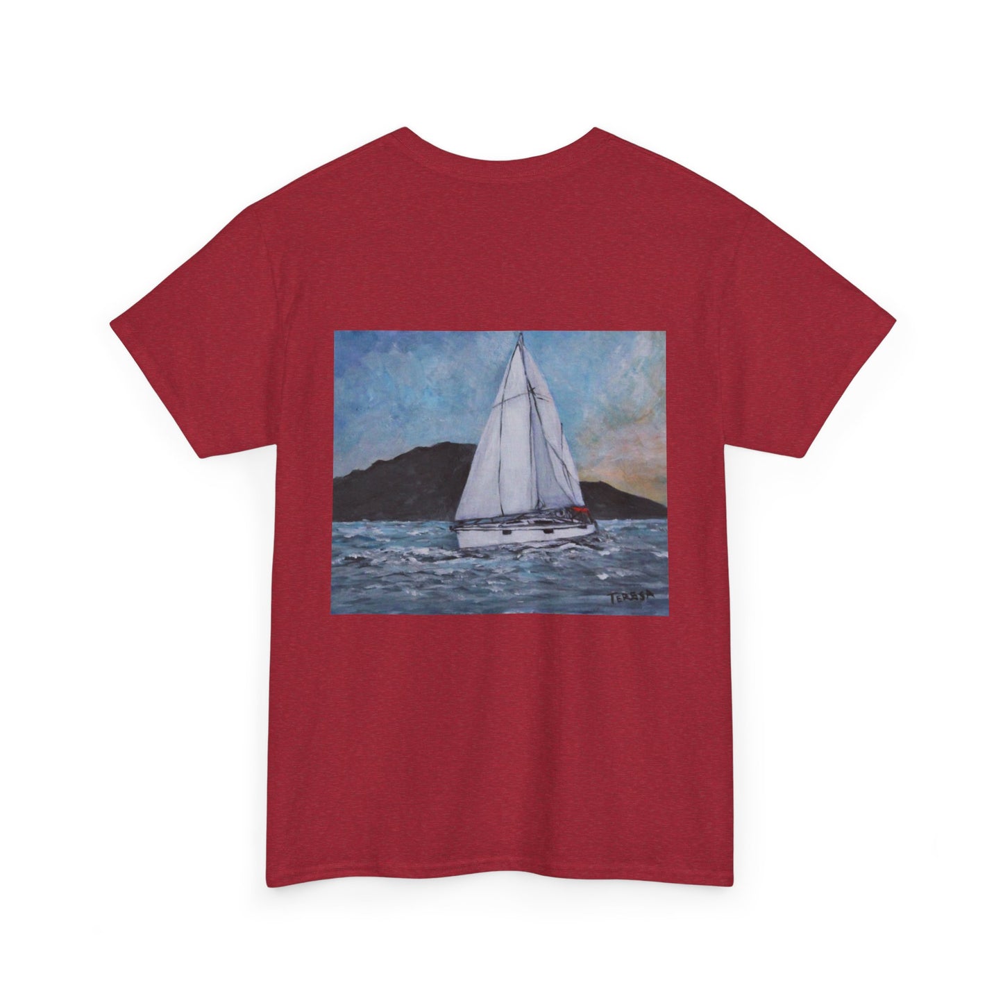 Smoothly Sailing - Amazing Unisex Heavy Cotton Short Sleeve Tee Shirts!