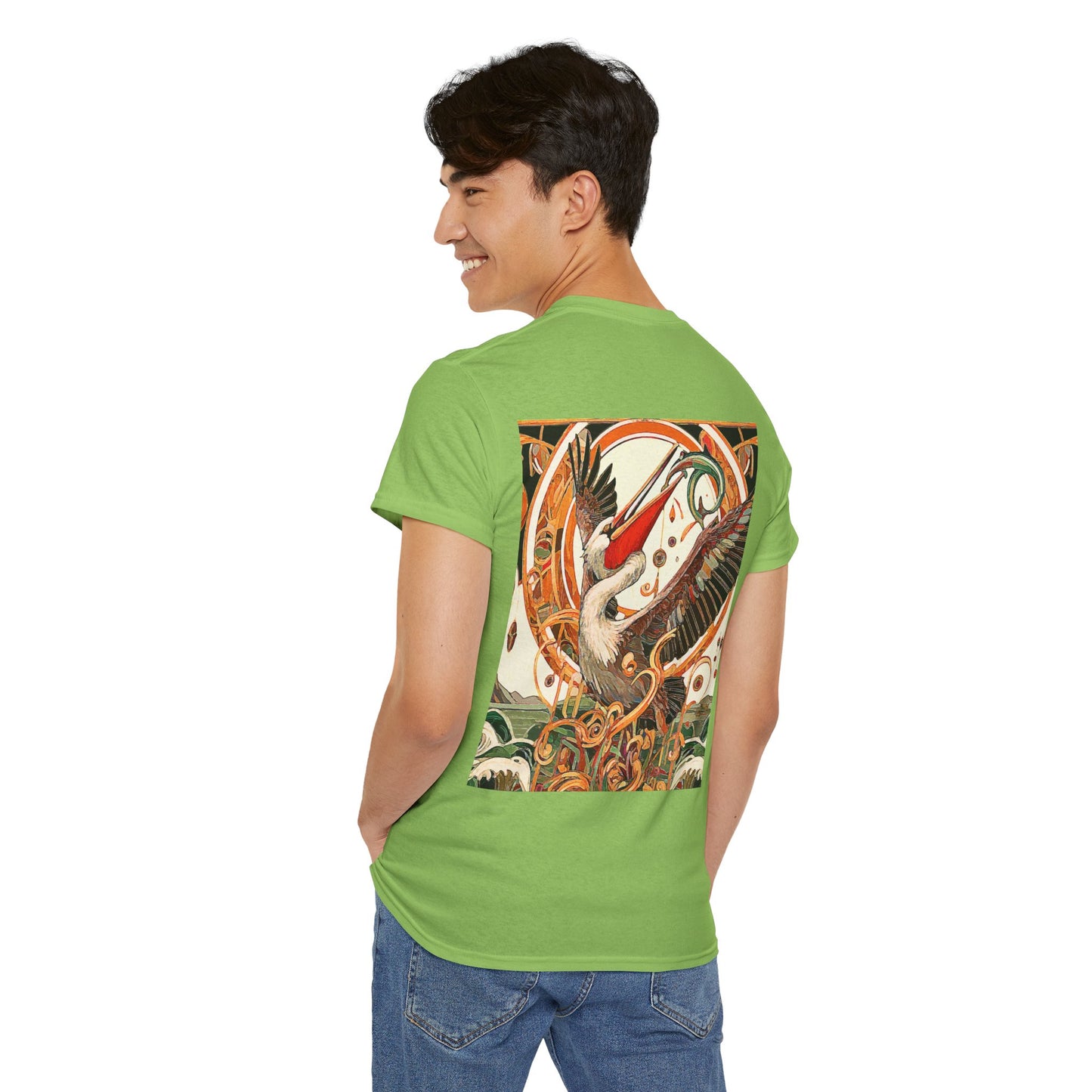 Magnificent Bird - Amazing Unisex Heavy Cotton Short Sleeve Tee Shirts!