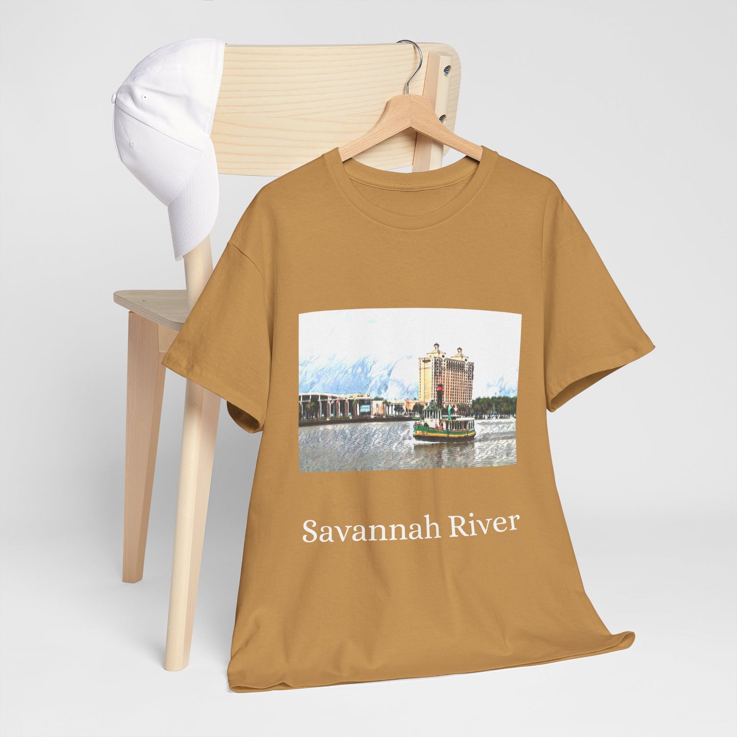 Savannah River- Amazing Unisex Heavy Cotton Short Sleeve Tee Shirts!