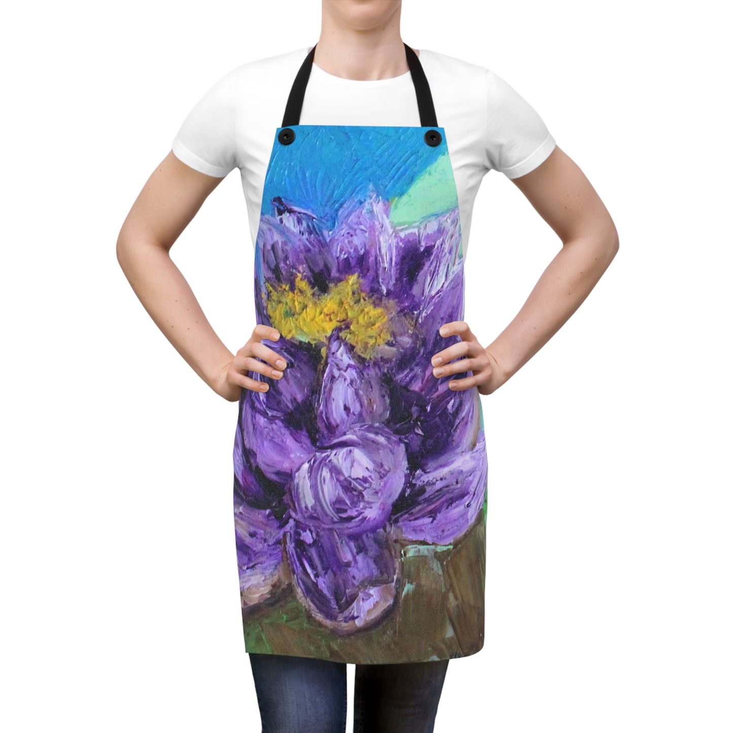 Gibbs Garden Purple Beauty-Apron
