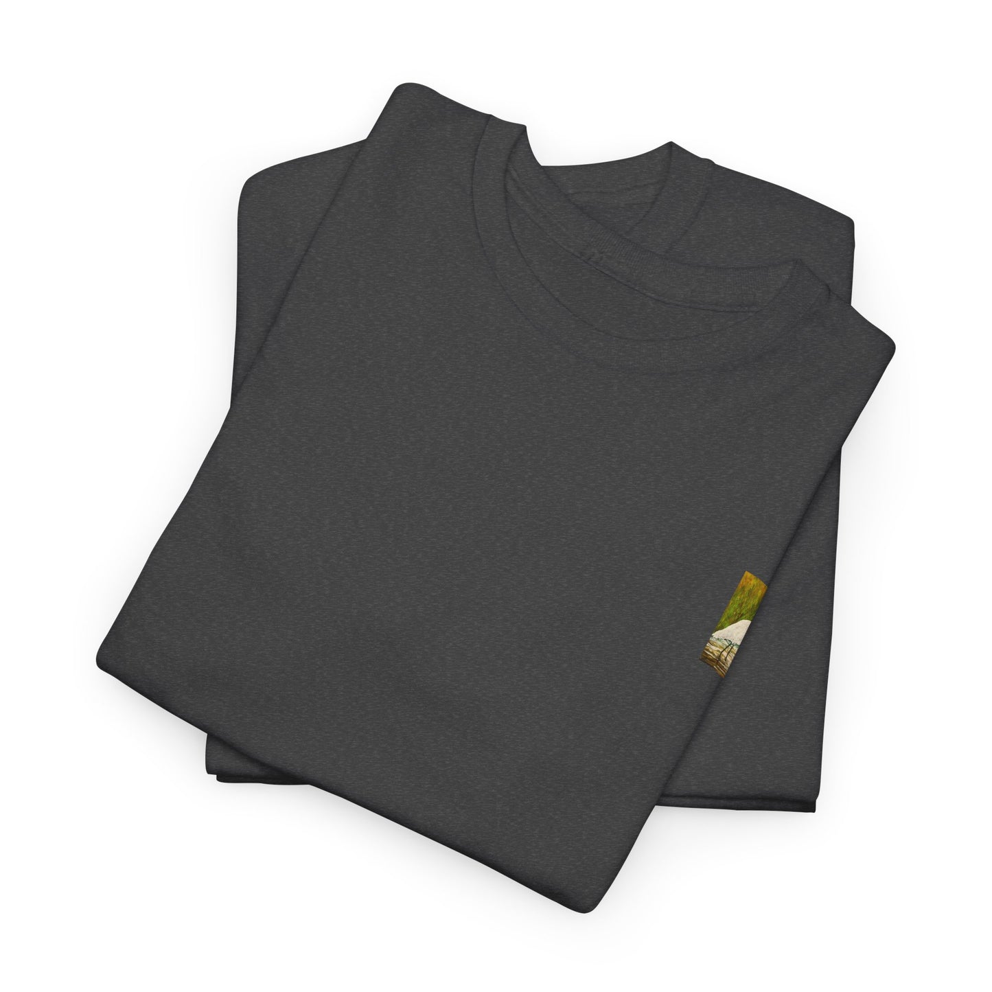 White Egret- Amazing Unisex Heavy Cotton Short Sleeve Tee Shirts!