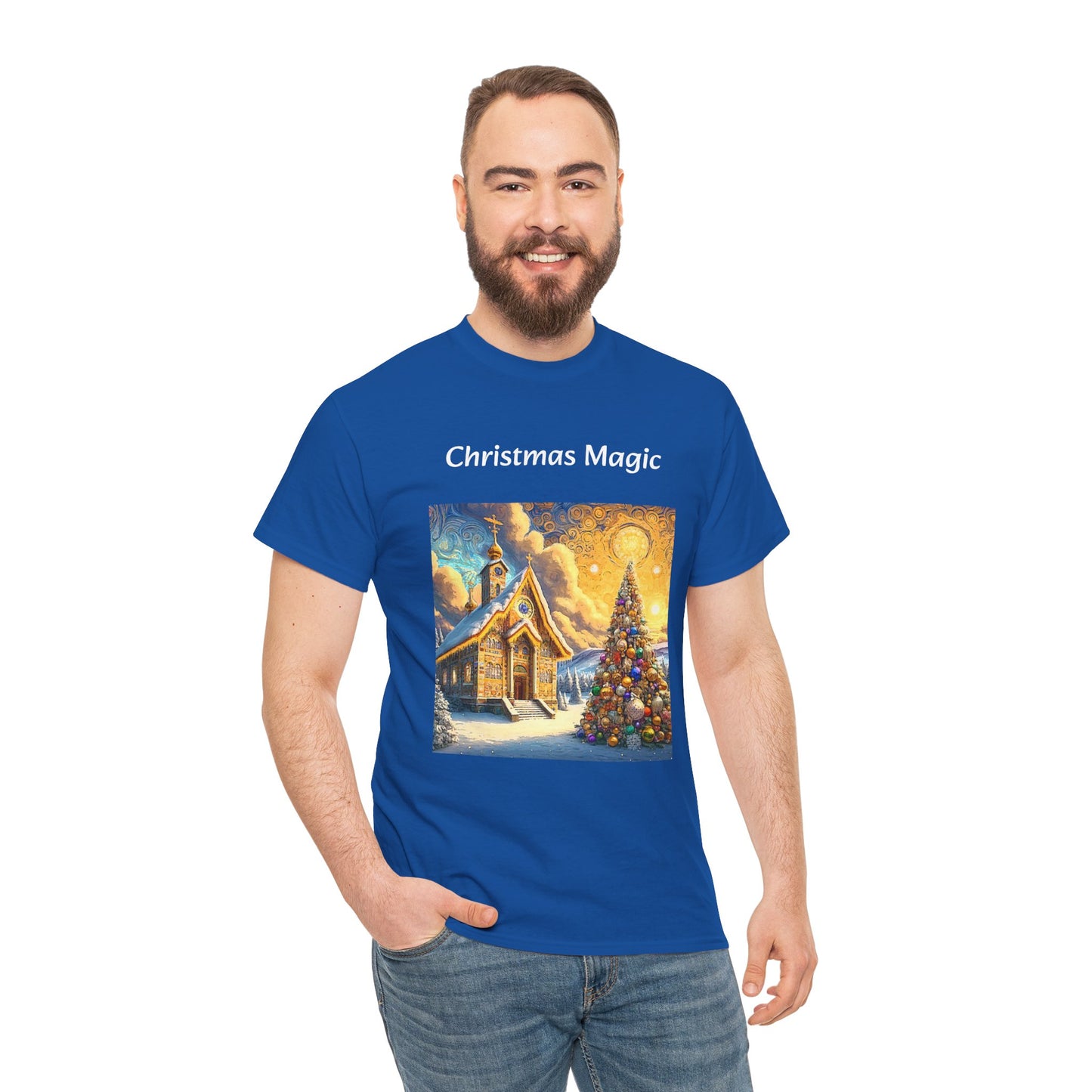 Magic Christmas Amazing Unisex Heavy Cotton Short Sleeve Tee Shirts!