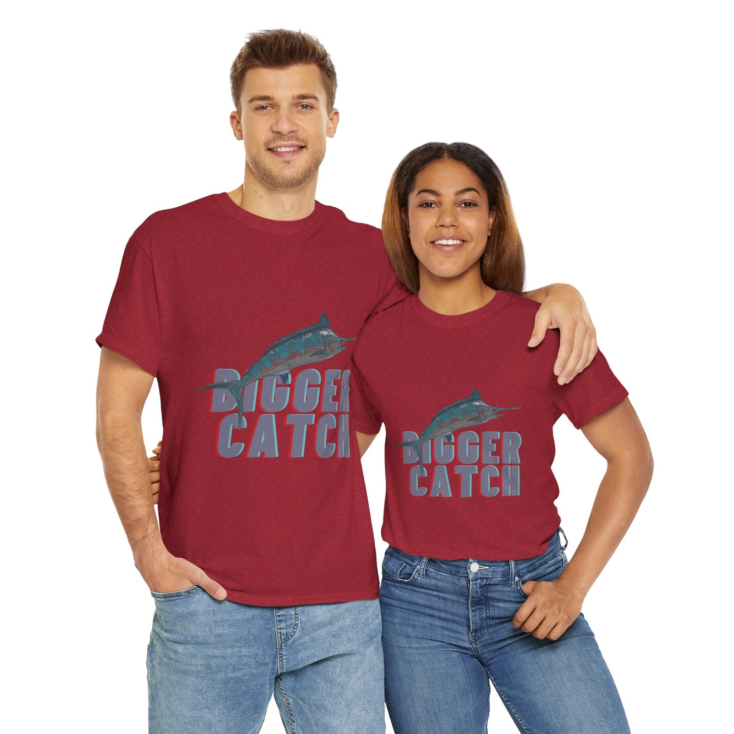 Big Catch - Amazing Unisex Heavy Cotton Short Sleeve Tee Shirts!