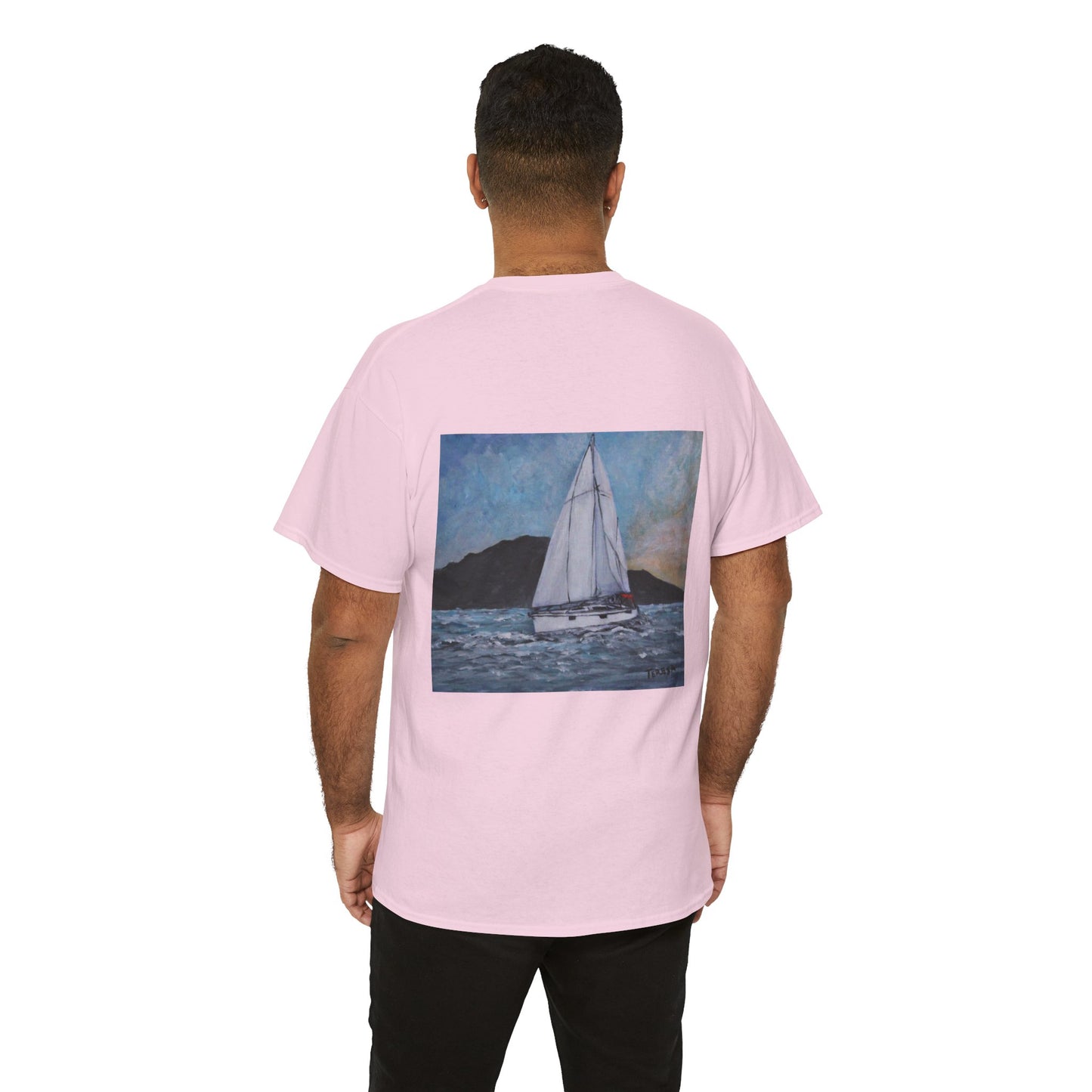 Smoothly Sailing - Amazing Unisex Heavy Cotton Short Sleeve Tee Shirts!