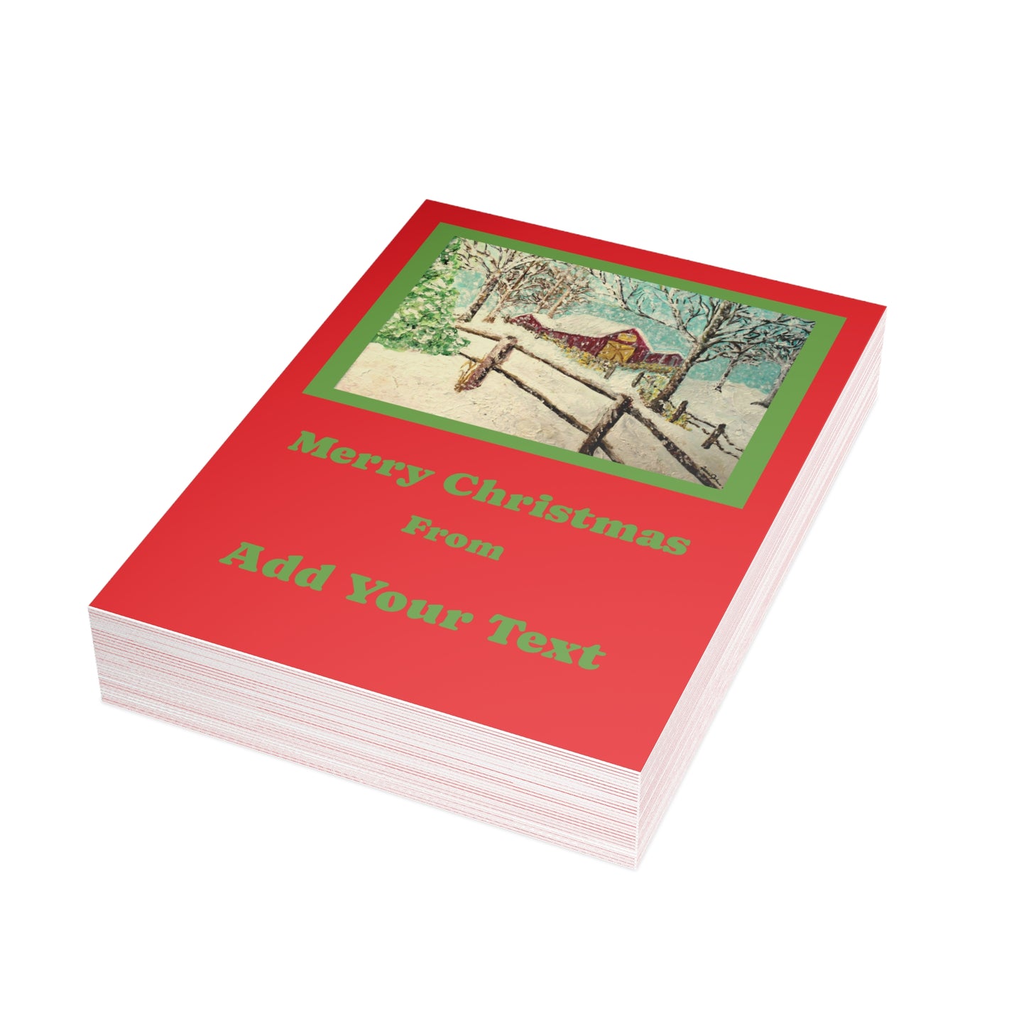 "We Wish You a Merry Christmas" Postcard Bundles (envelopes not included)
