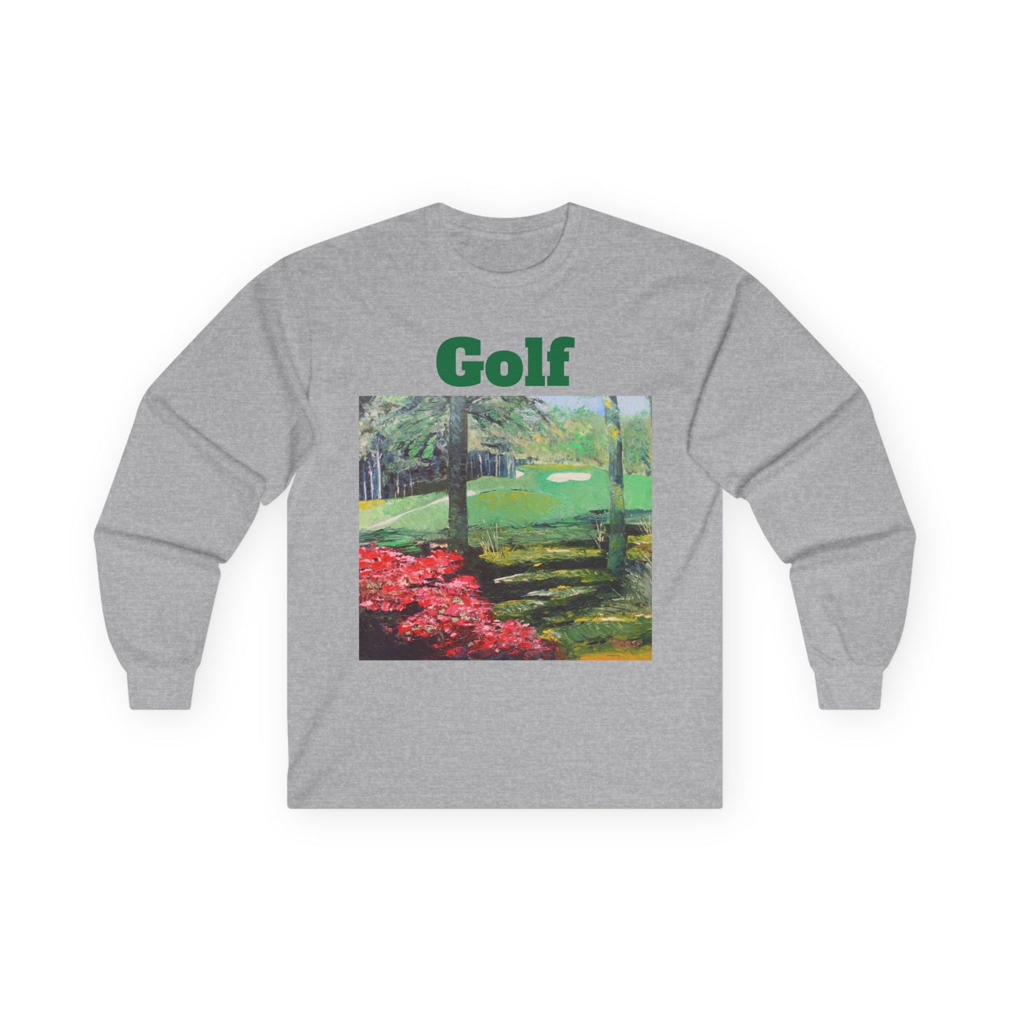 "Golf" Long Sleeve Casual Unisex Tee Shirt