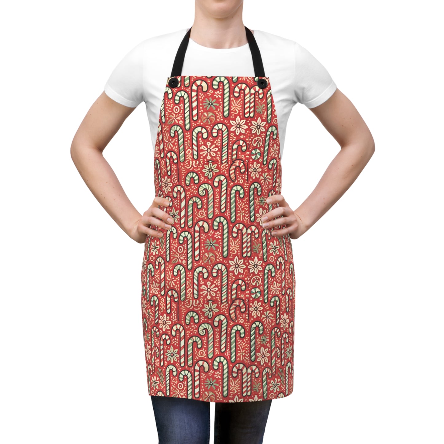 Christmas Candy Cane-Apron
