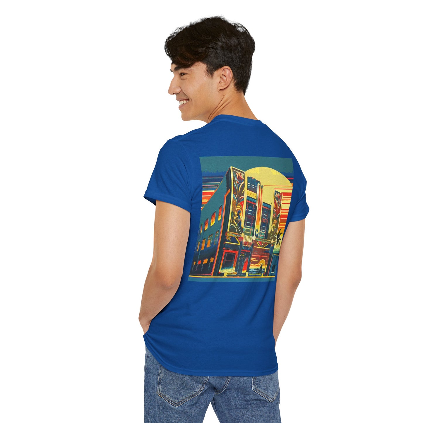 Art Deco Theatre - Amazing Unisex Heavy Cotton Short Sleeve Tee Shirts!