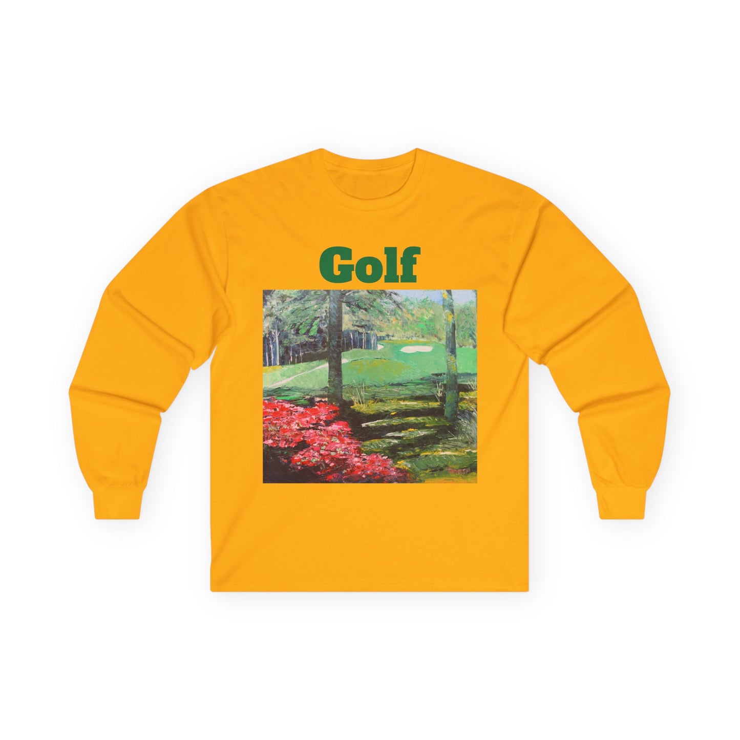 "Golf" Long Sleeve Casual Unisex Tee Shirt