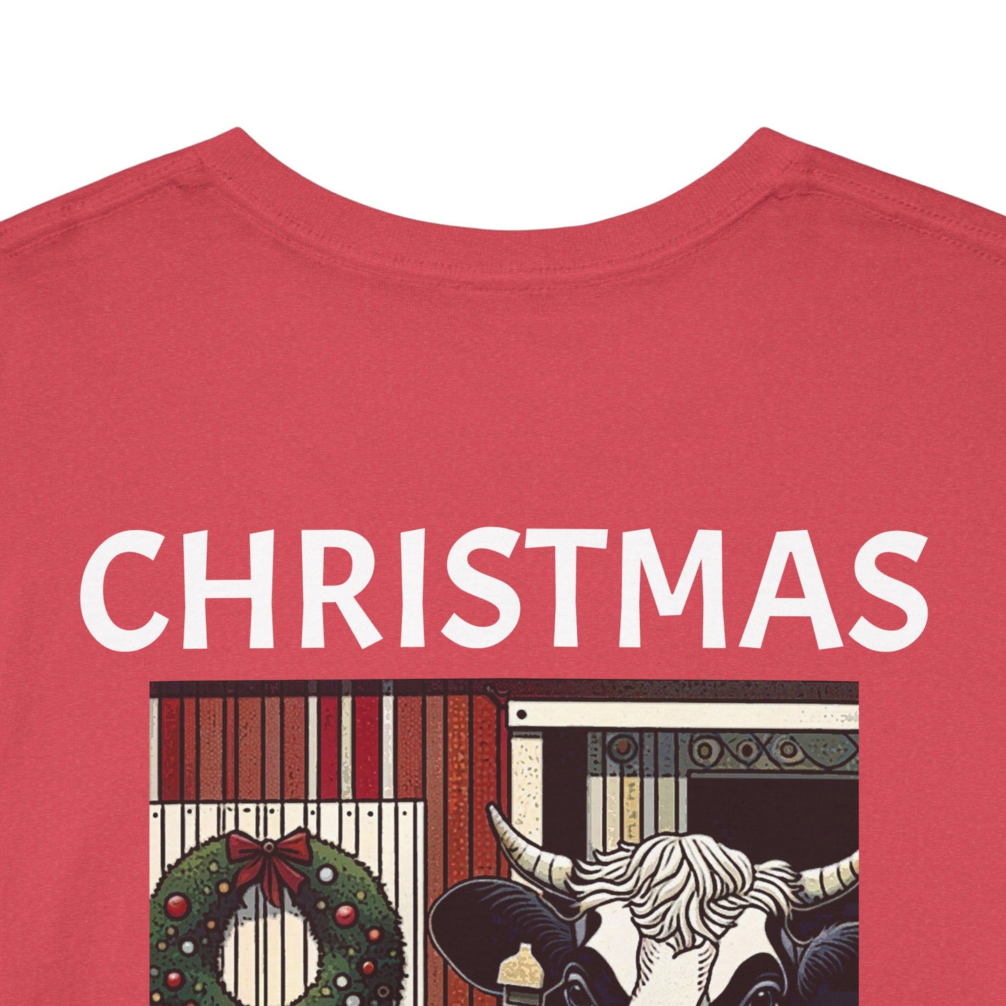 Christmas Mooves Me -Amazing Unisex Heavy Cotton Short Sleeve Tee Shirts!