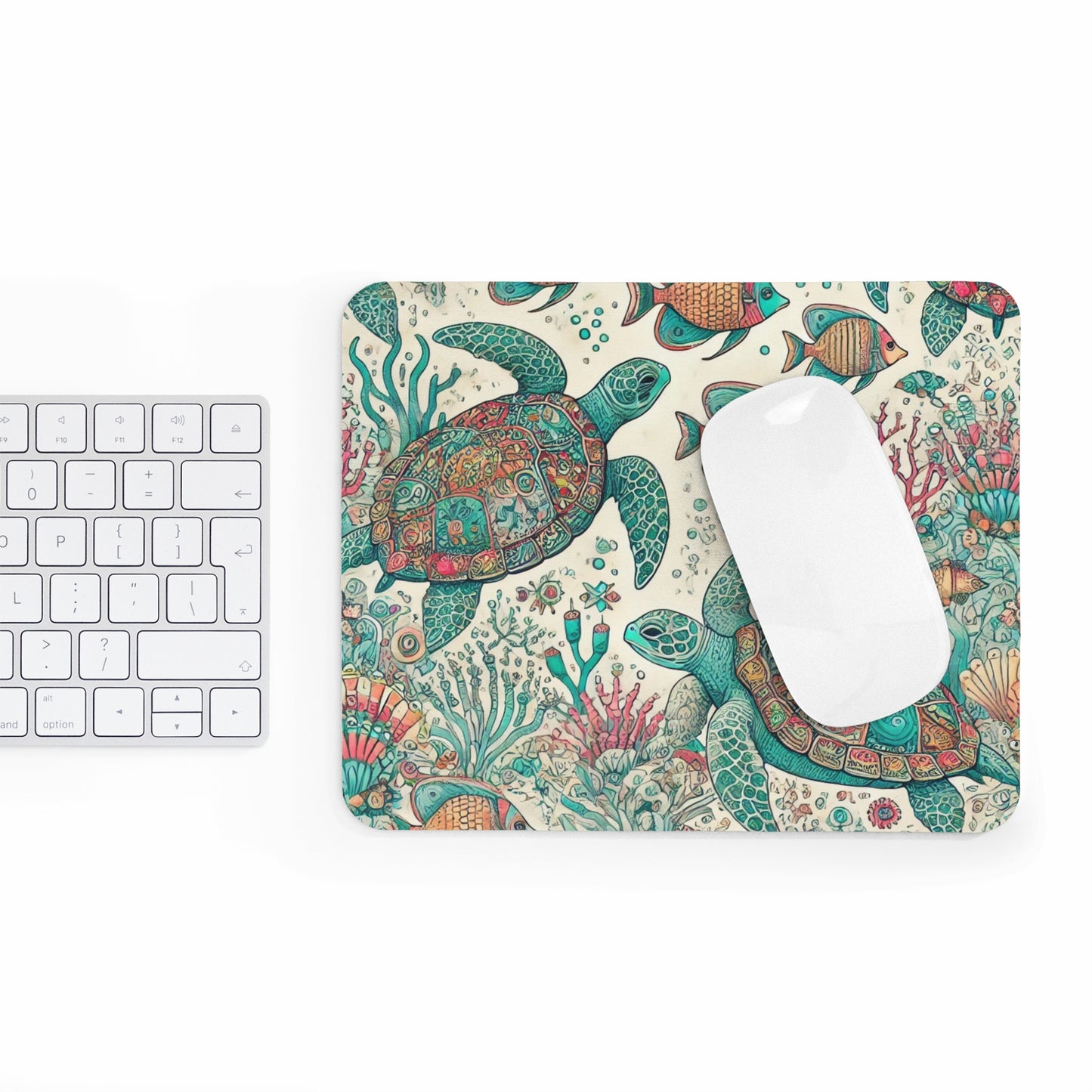 Turtle Swimming Mousepad