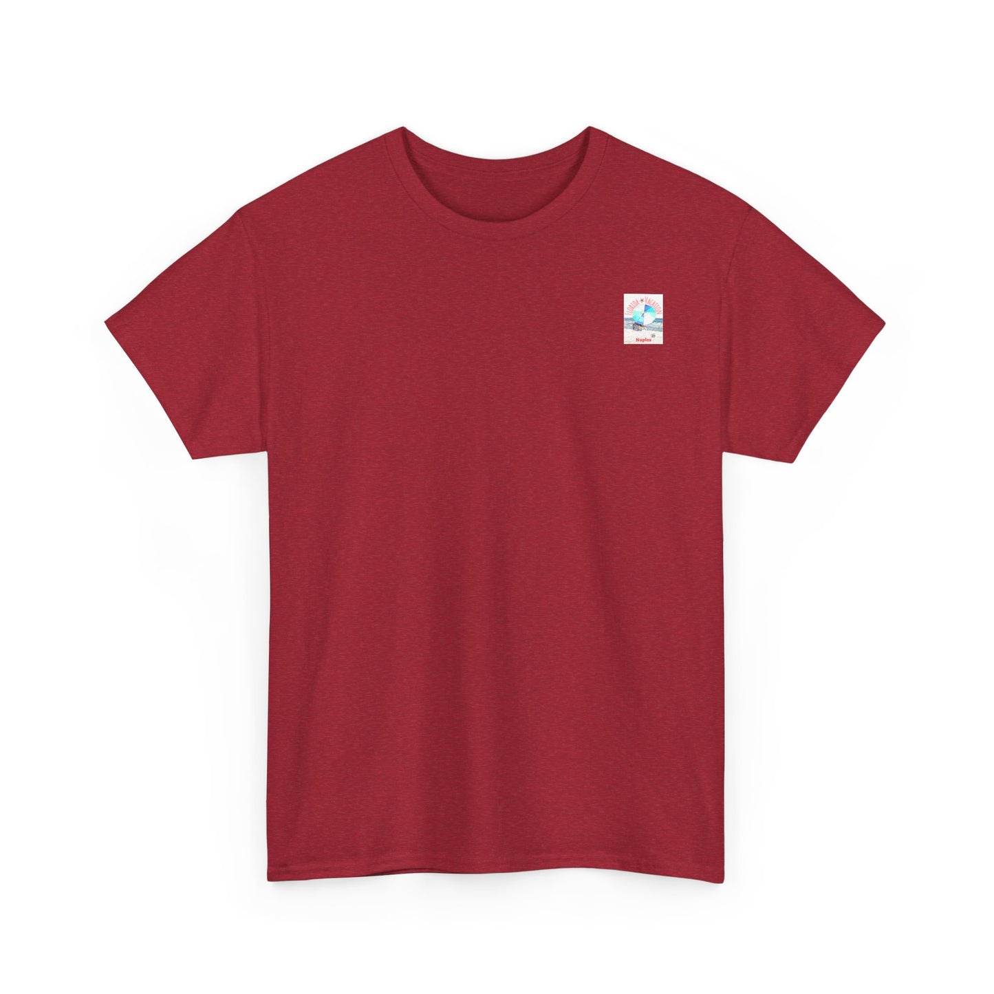 Florida Vacation Naples -Amazing Unisex Heavy Cotton Short Sleeve Tee Shirts!
