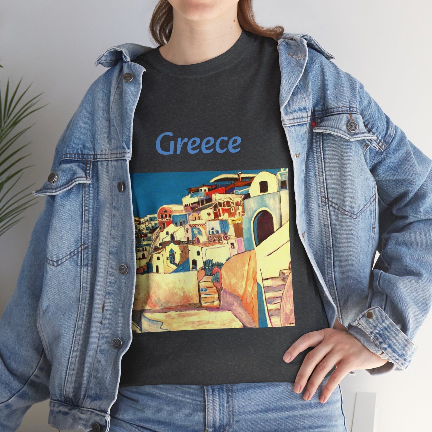 Greece - Amazing Unisex Heavy Cotton Short Sleeve Tee Shirts!
