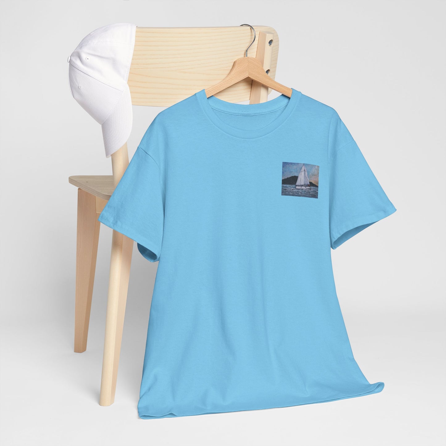 Smoothly Sailing - Amazing Unisex Heavy Cotton Short Sleeve Tee Shirts!