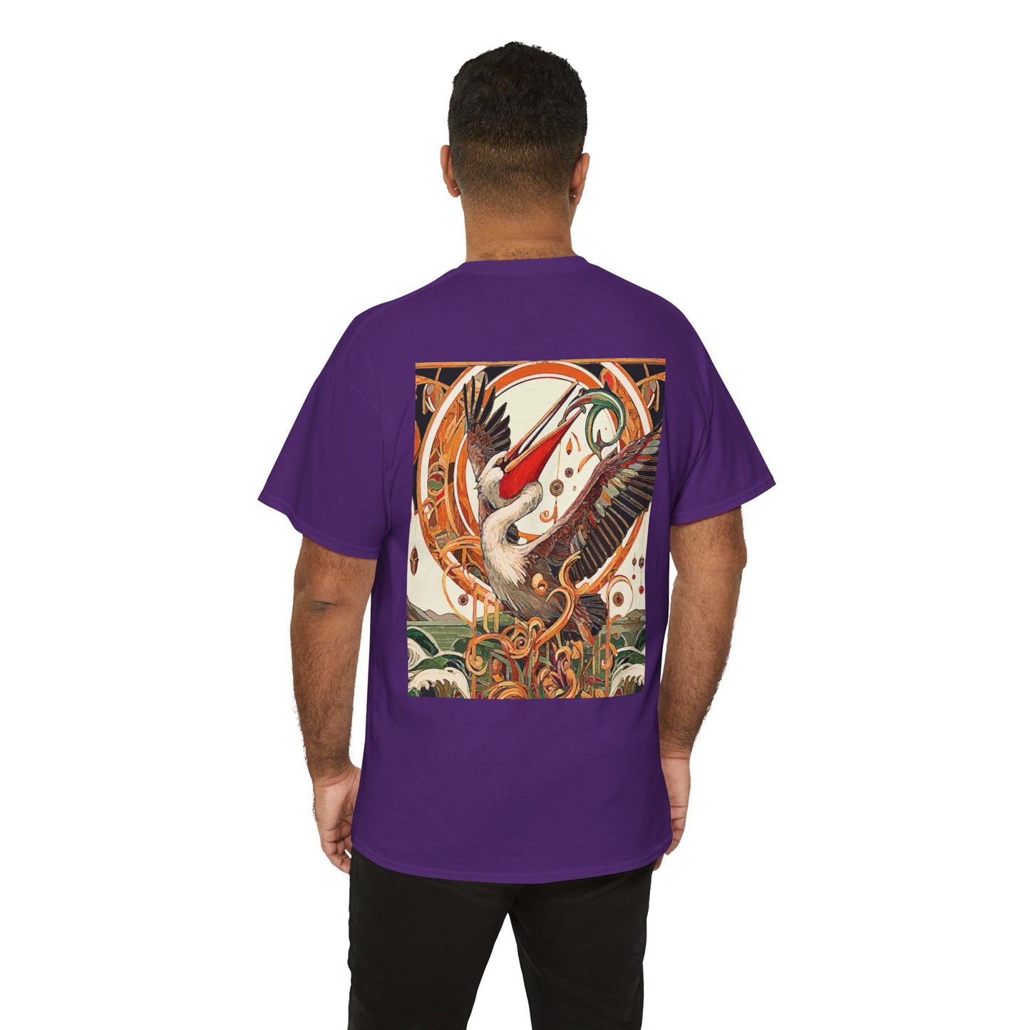 Magnificent Bird - Amazing Unisex Heavy Cotton Short Sleeve Tee Shirts!