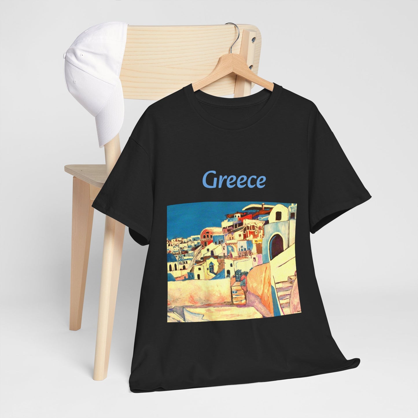 Greece - Amazing Unisex Heavy Cotton Short Sleeve Tee Shirts!