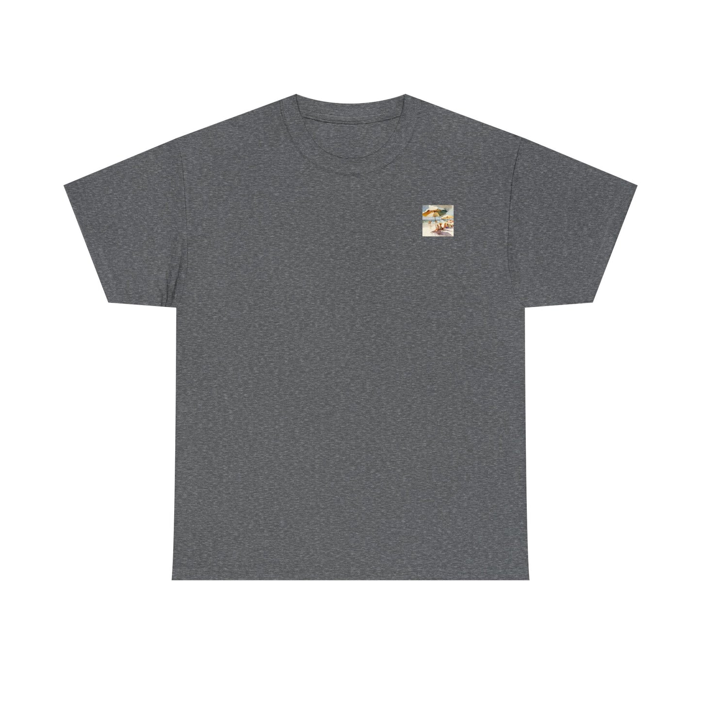 At the Beach Amazing Unisex Heavy Cotton Short Sleeve Tee Shirts!