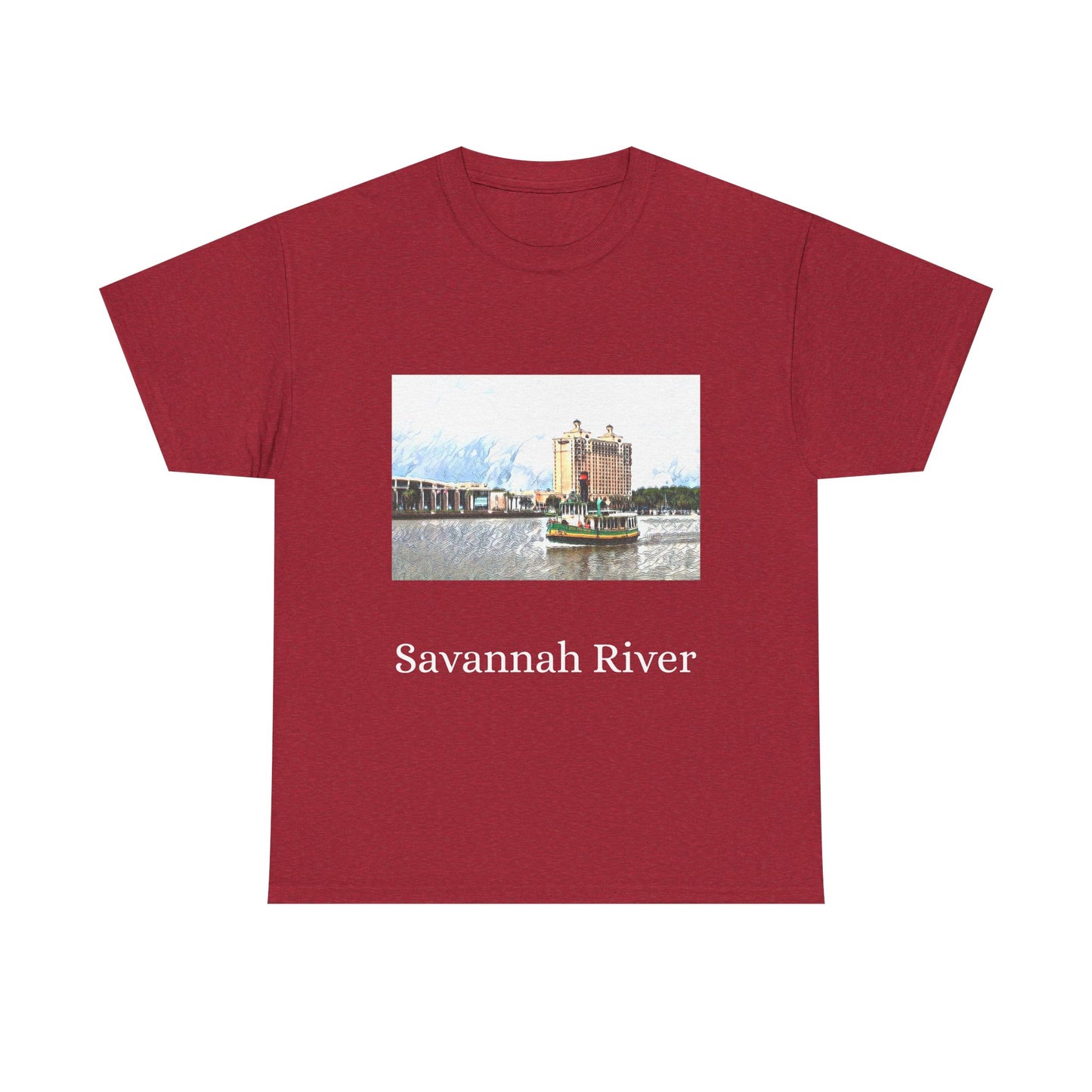 Savannah River- Amazing Unisex Heavy Cotton Short Sleeve Tee Shirts!