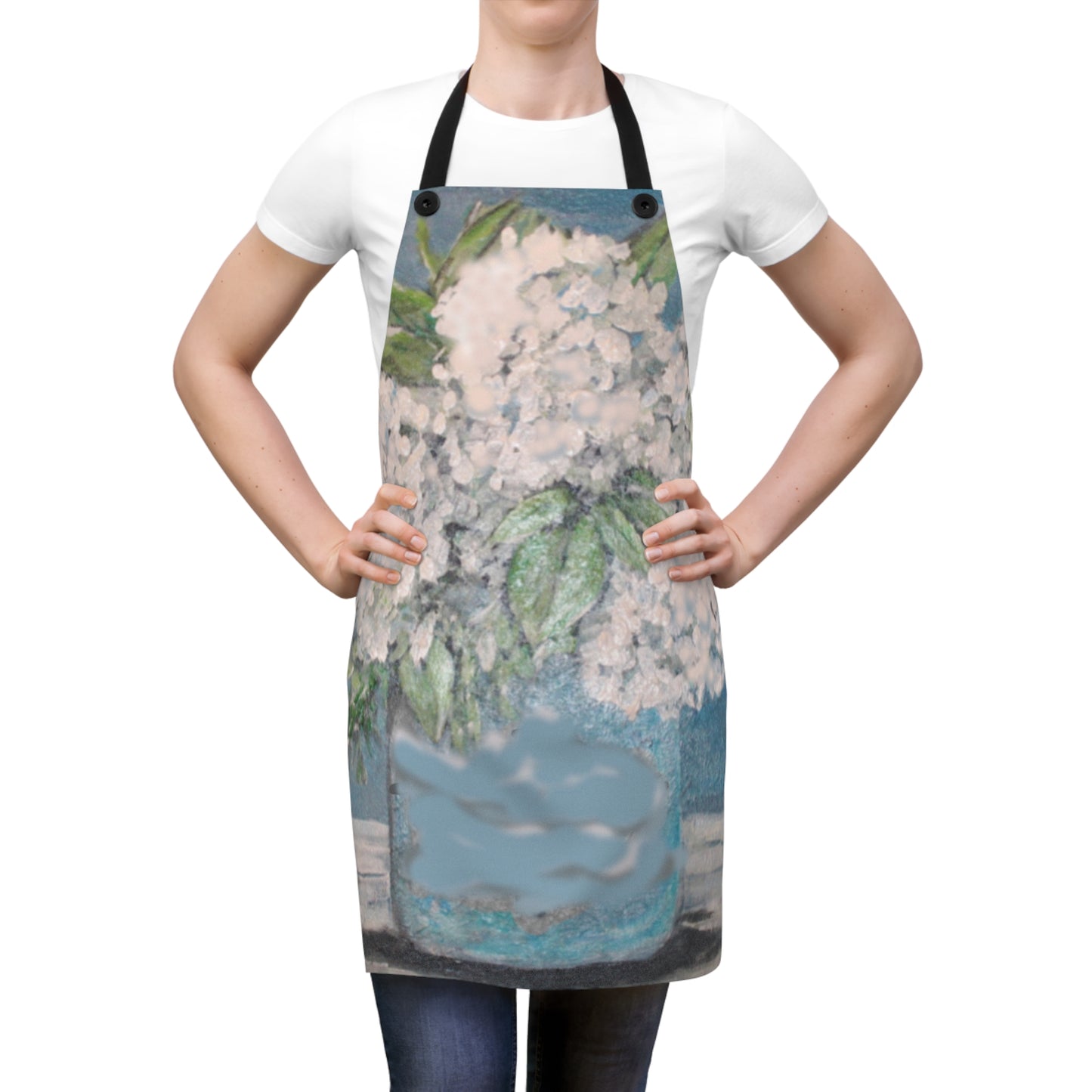 Old Fashion Hydrangea Apron