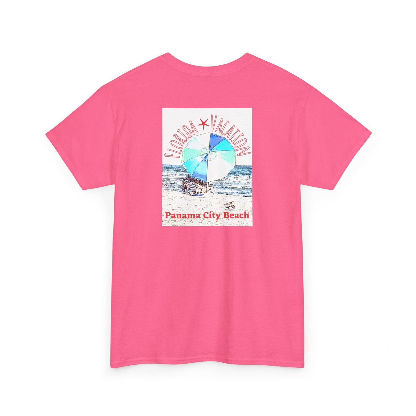 Florida Vacation Panama -Amazing Unisex Heavy Cotton Short Sleeve Tee Shirts!