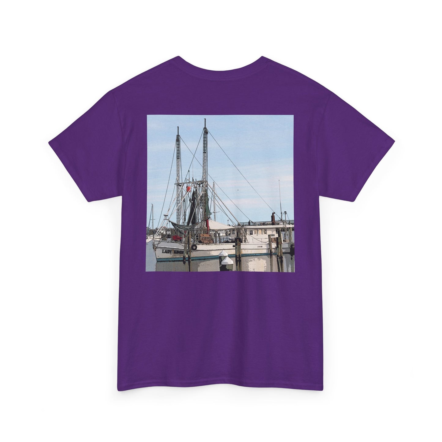 Shrimp Boat- Amazing Unisex Heavy Cotton Short Sleeve Tee Shirts!