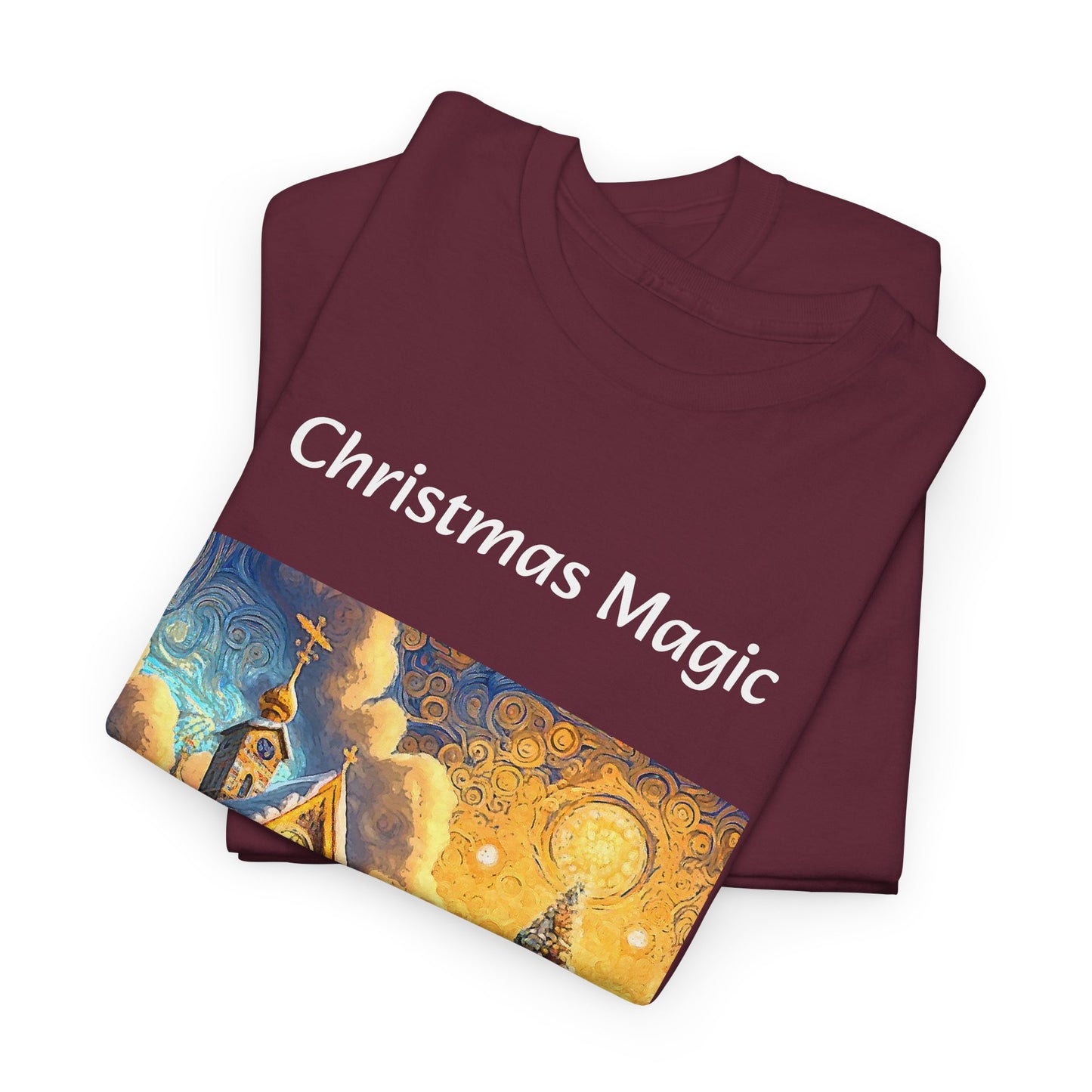 Magic Christmas Amazing Unisex Heavy Cotton Short Sleeve Tee Shirts!