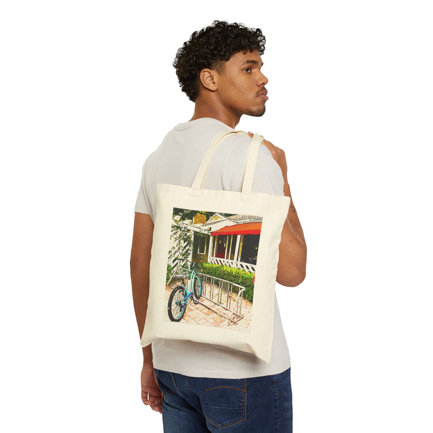 "Weekend Holiday" Stylish Cotton Canvas Tote Bag