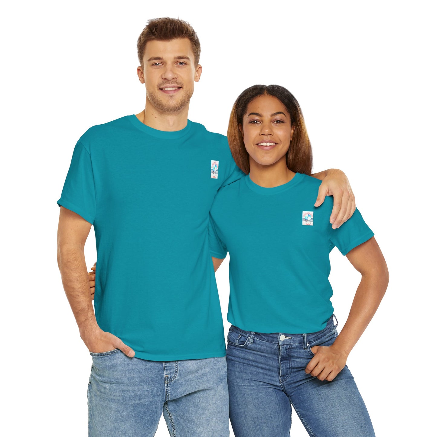 Florida Vacation Naples -Amazing Unisex Heavy Cotton Short Sleeve Tee Shirts!