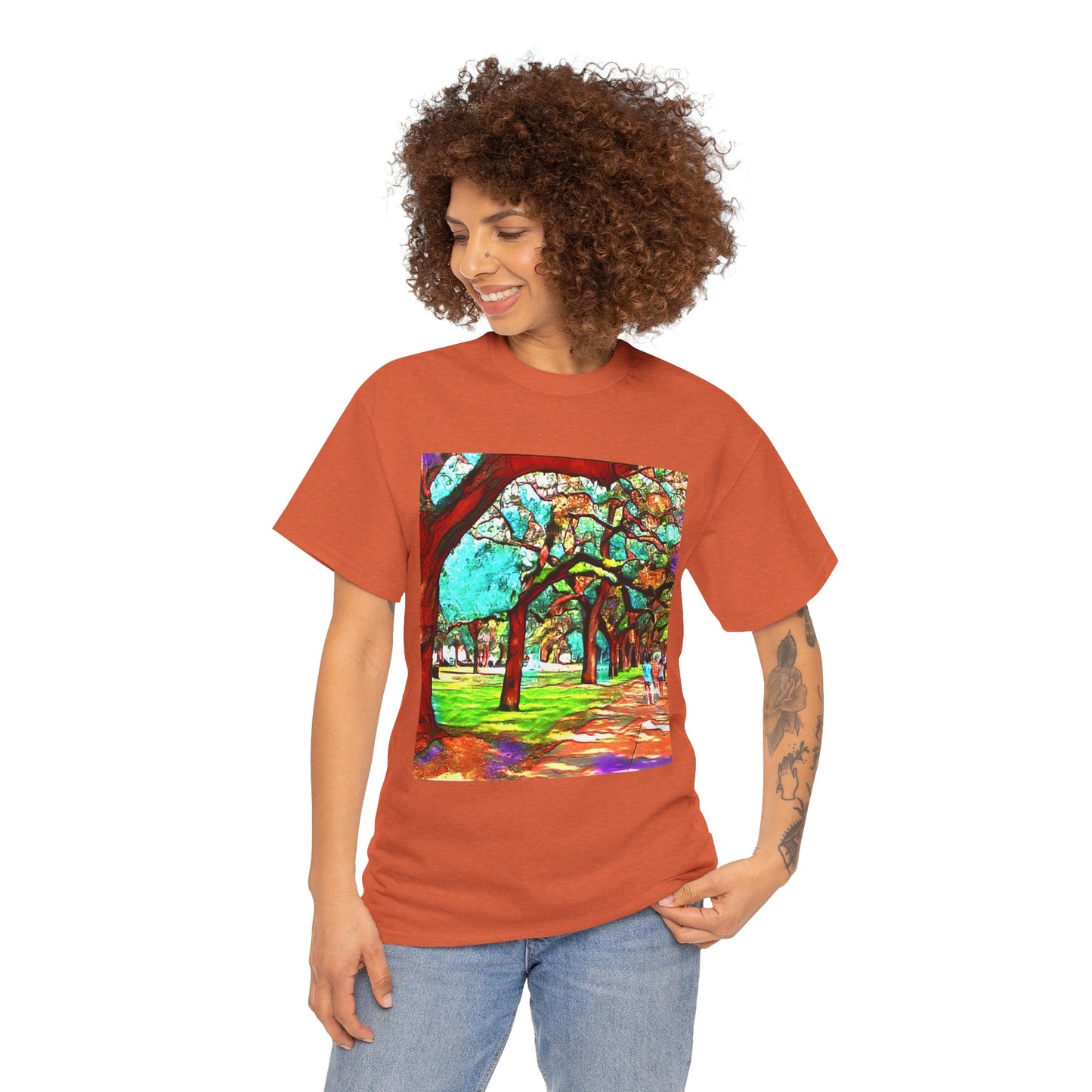 Savannah Walk -Amazing Unisex Heavy Cotton Short Sleeve Tee Shirts!