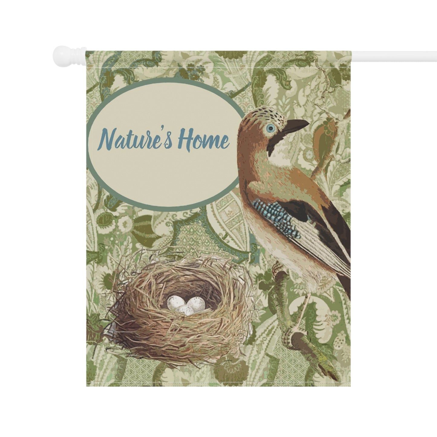 Nature's Home. Garden & House Banner