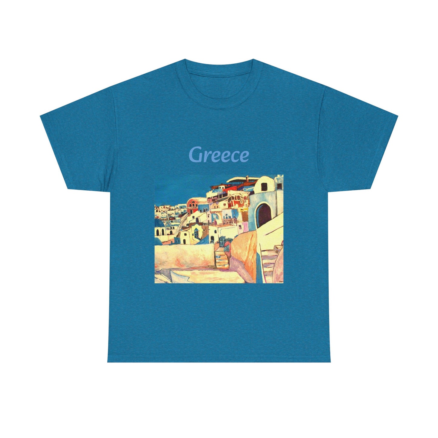 Greece - Amazing Unisex Heavy Cotton Short Sleeve Tee Shirts!