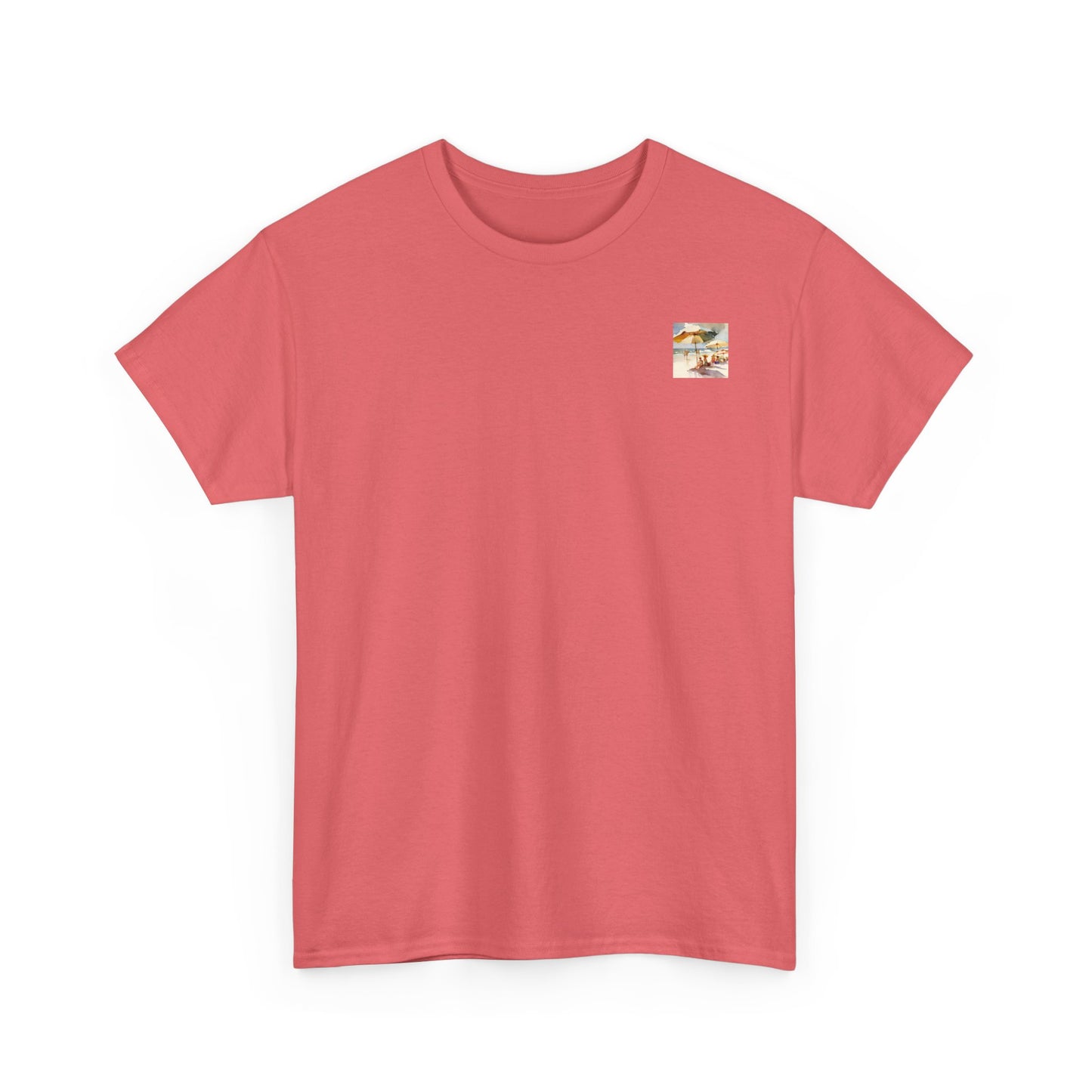 At the Beach Amazing Unisex Heavy Cotton Short Sleeve Tee Shirts!