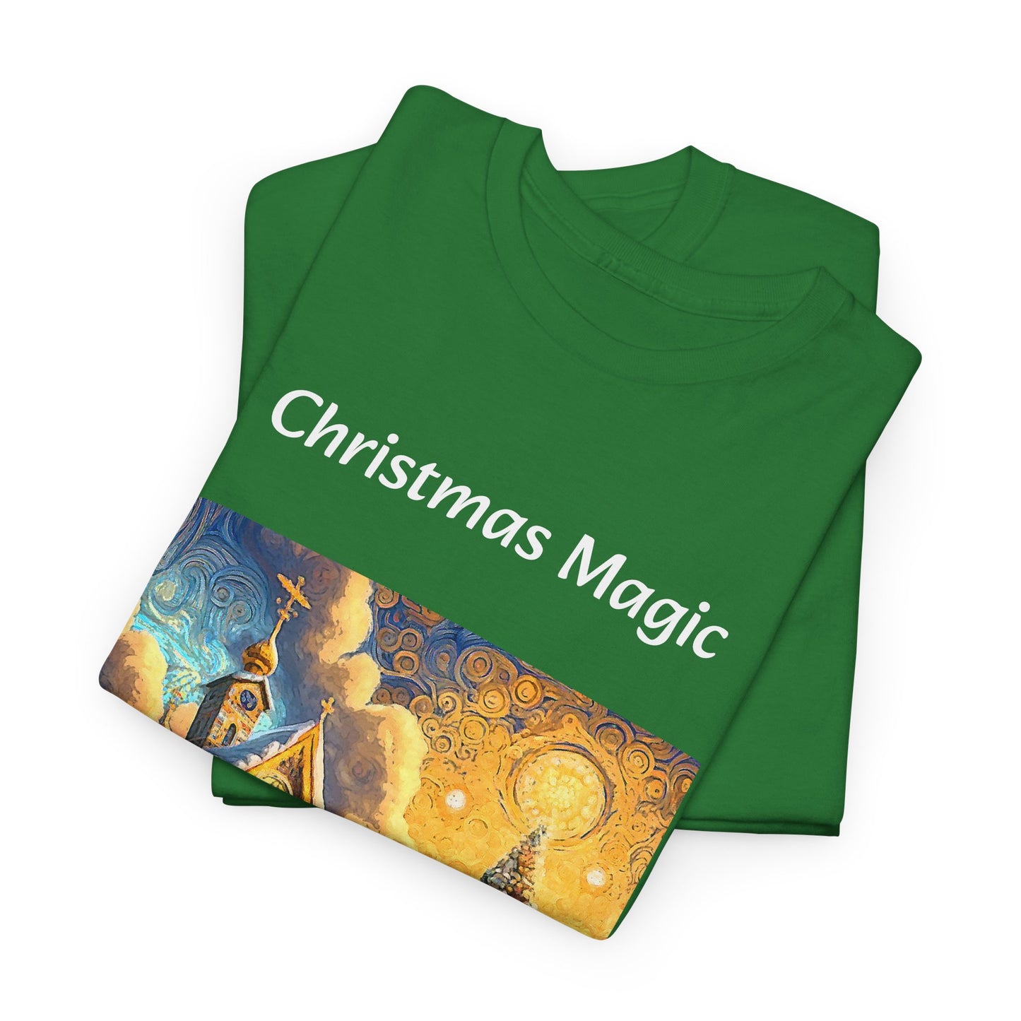 Magic Christmas Amazing Unisex Heavy Cotton Short Sleeve Tee Shirts!