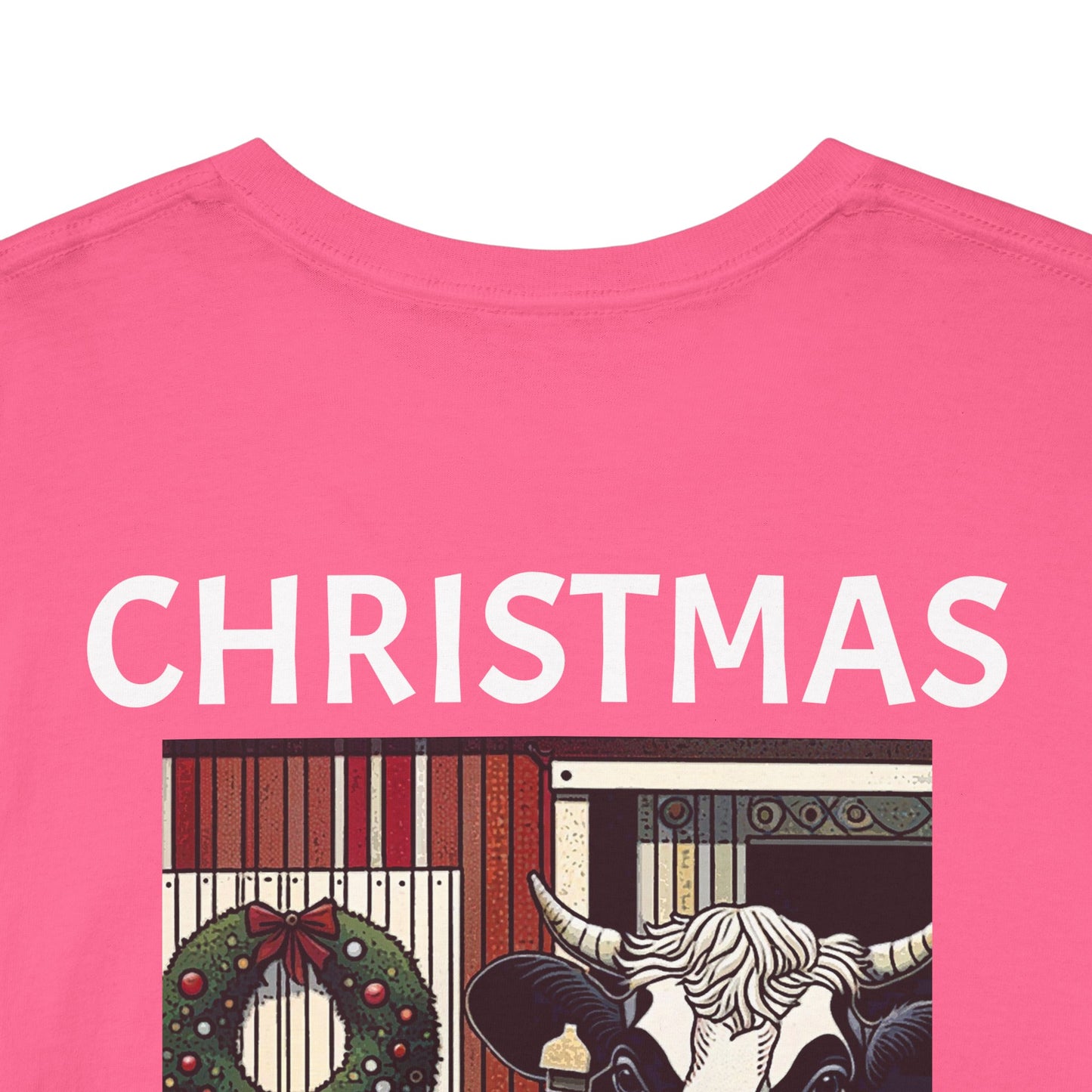 Christmas Mooves Me -Amazing Unisex Heavy Cotton Short Sleeve Tee Shirts!