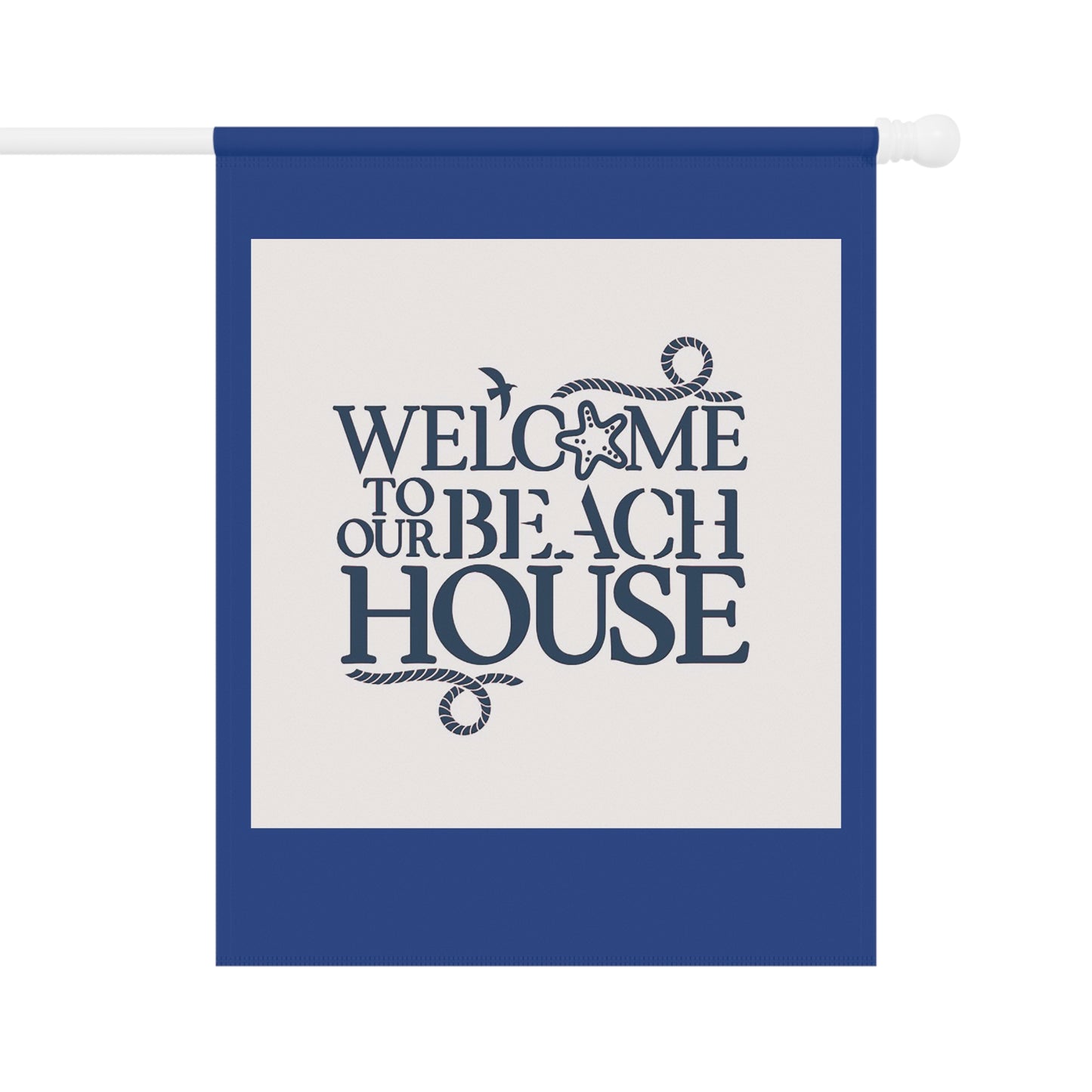 Welcome to the Beach House. Garden & House Banner