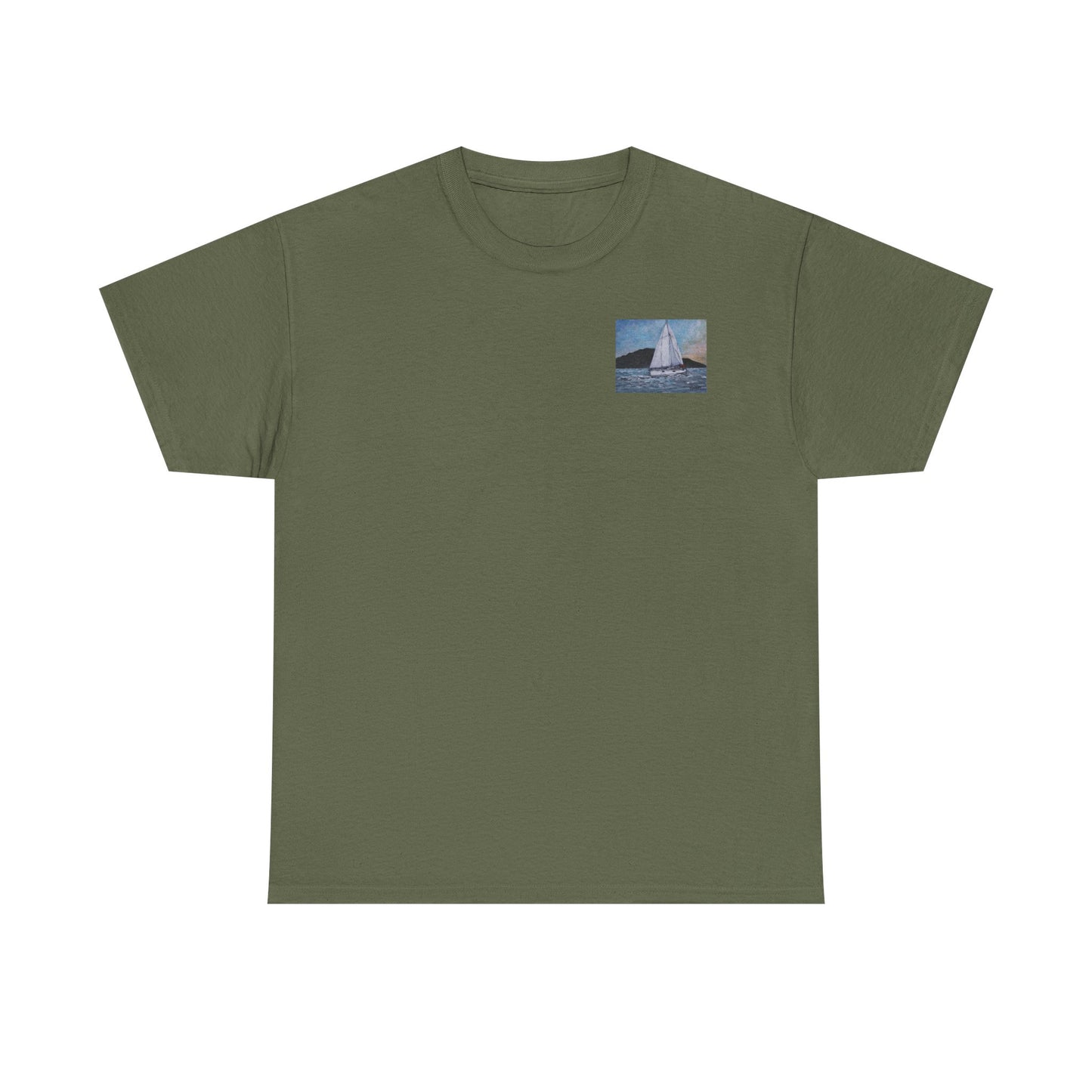 Smoothly Sailing - Amazing Unisex Heavy Cotton Short Sleeve Tee Shirts!