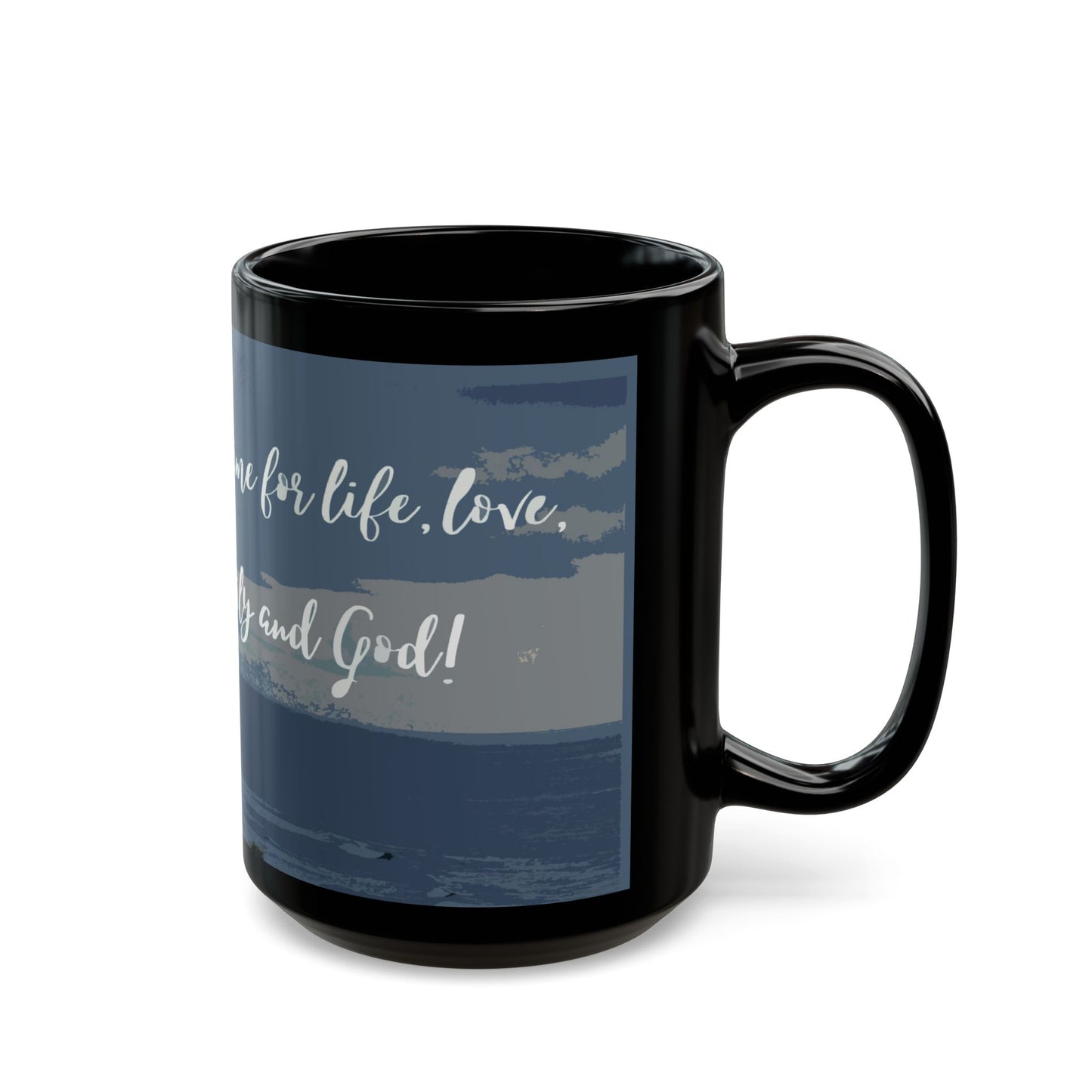 Take time for Time - 11 oz or 15 oz Ceramic Black Mugs