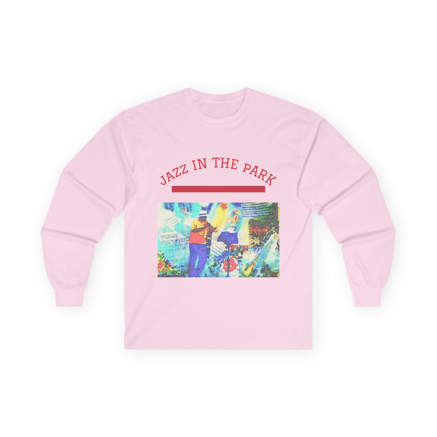 "Jazz in the Park" Long Sleeve Casual Unisex Tee Shirt