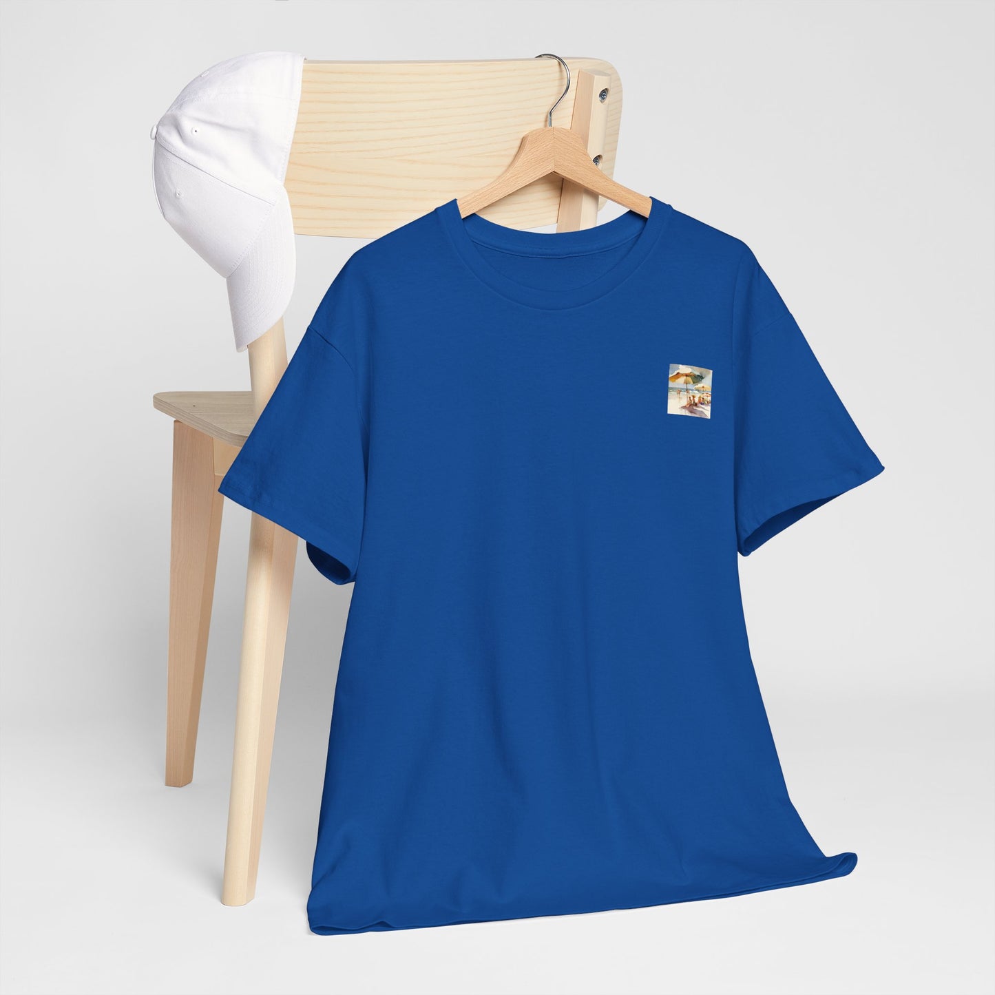 At the Beach Amazing Unisex Heavy Cotton Short Sleeve Tee Shirts!