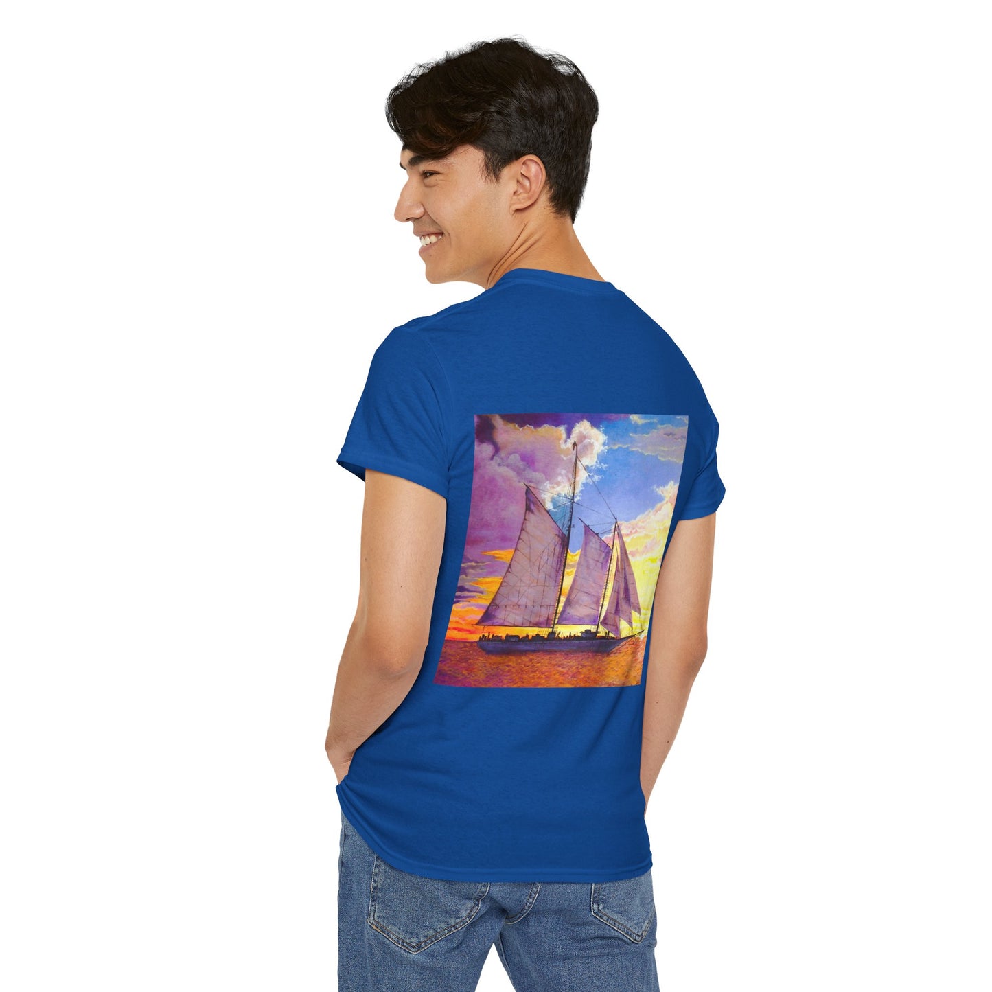 Smooth Sailing- Amazing Unisex Heavy Cotton Short Sleeve Tee Shirts!