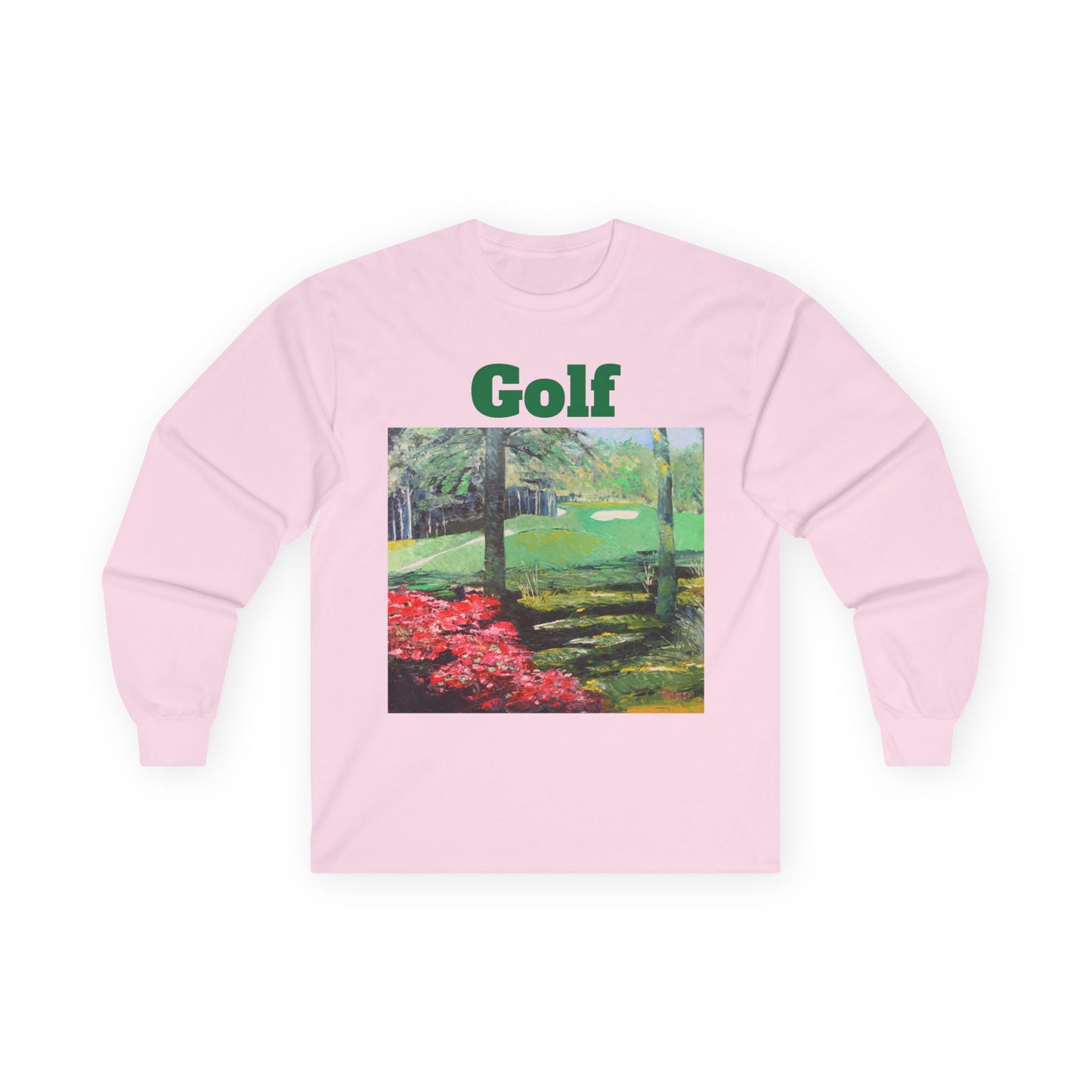 "Golf" Long Sleeve Casual Unisex Tee Shirt
