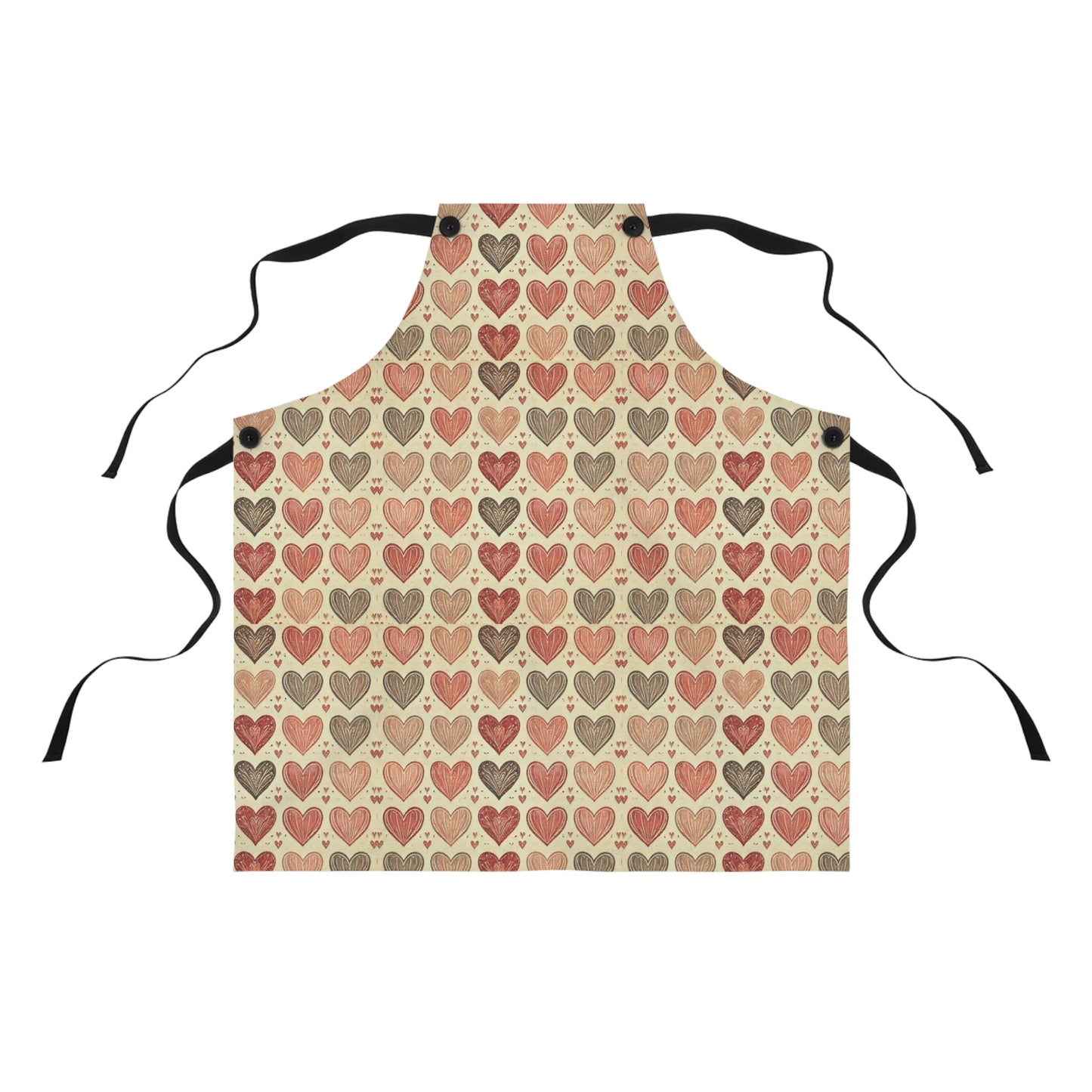 Boho Valentine Heart Apron