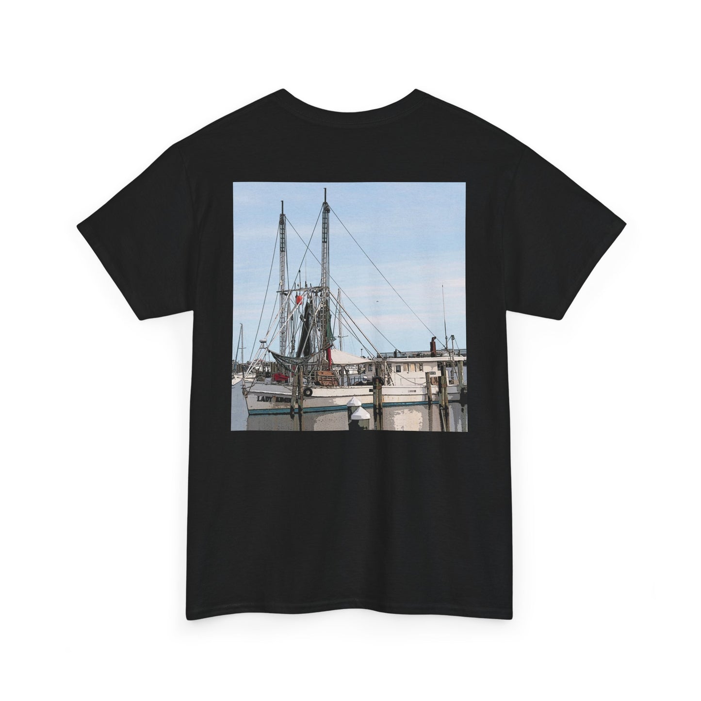 Shrimp Boat- Amazing Unisex Heavy Cotton Short Sleeve Tee Shirts!
