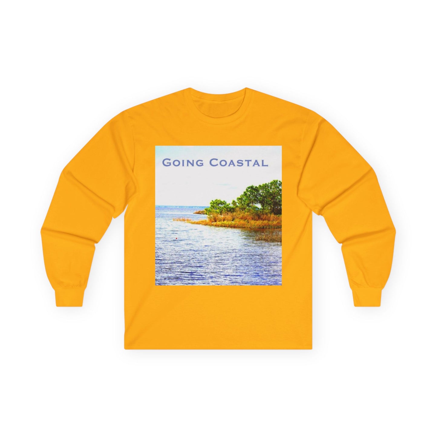 "Going Coastal" Long Sleeve Casual Unisex Tee Shirt