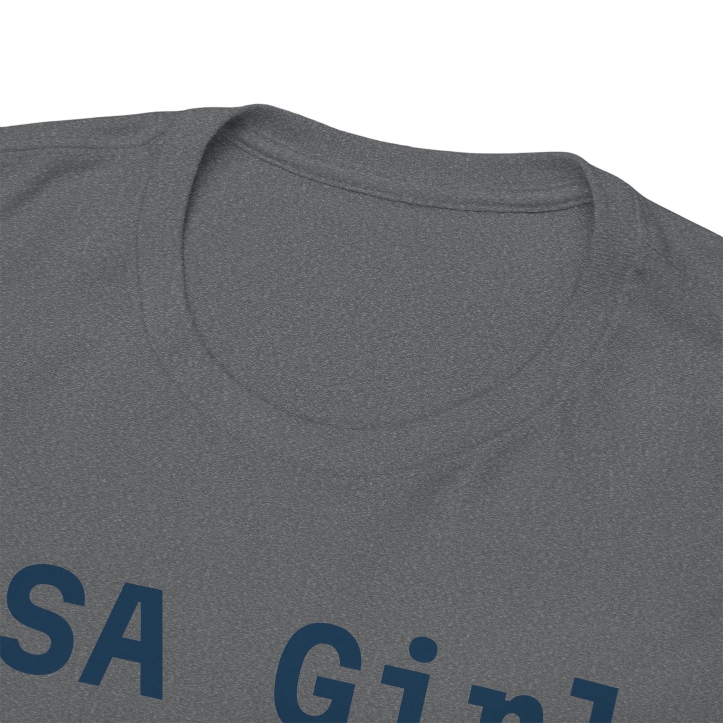"USA Girl" - Amazing Unisex Heavy Cotton Short Sleeve Tee Shirts!
