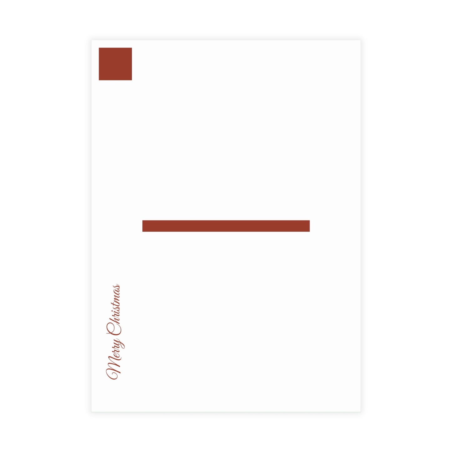 Snowman Merry Christmas Postcard Bundles (envelopes not included)